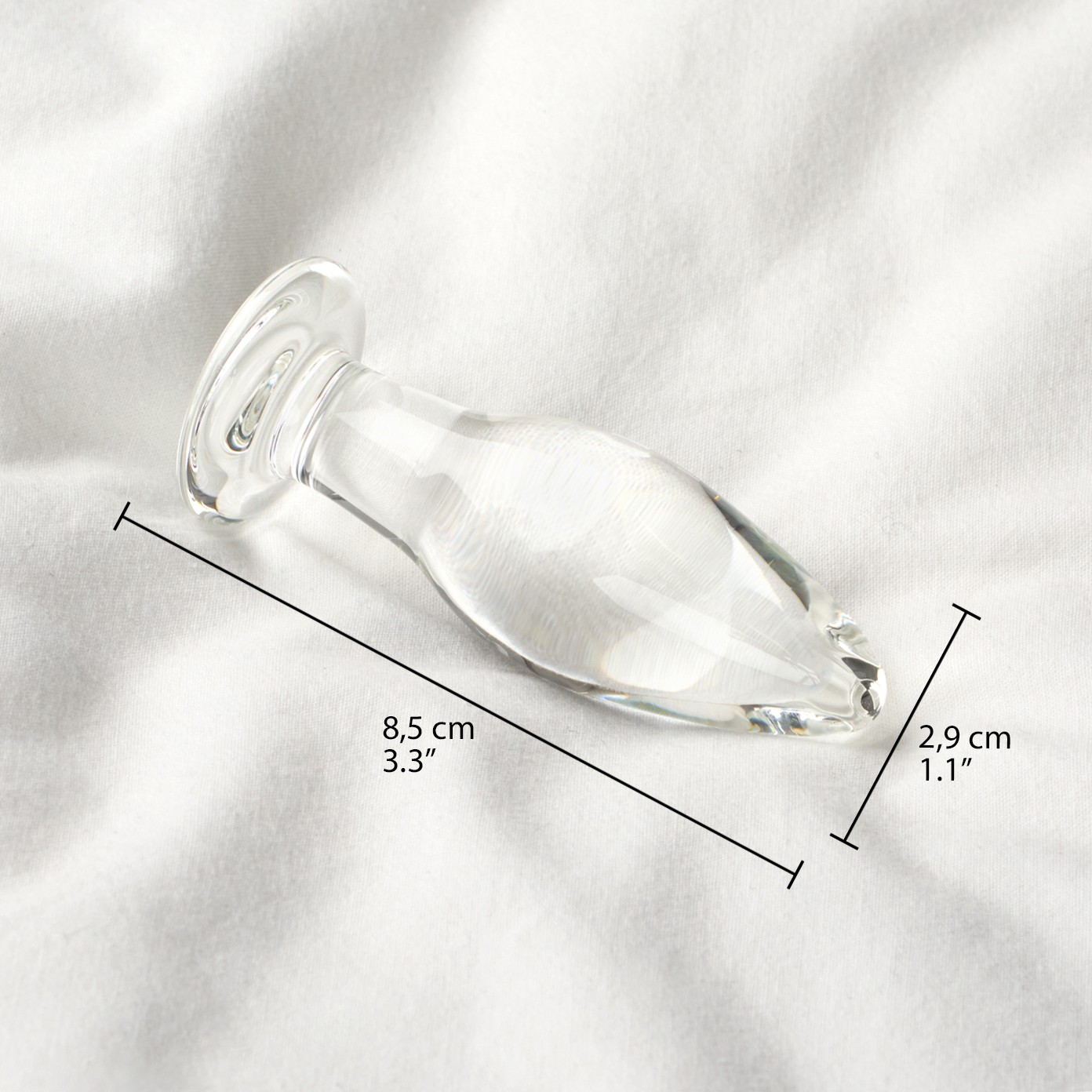 Sinful BumBum Glass Butt Plug Small - Buy here - Sinful.com Sinful BumBum Glass Butt Plug Small - Buy here - Sinful.com