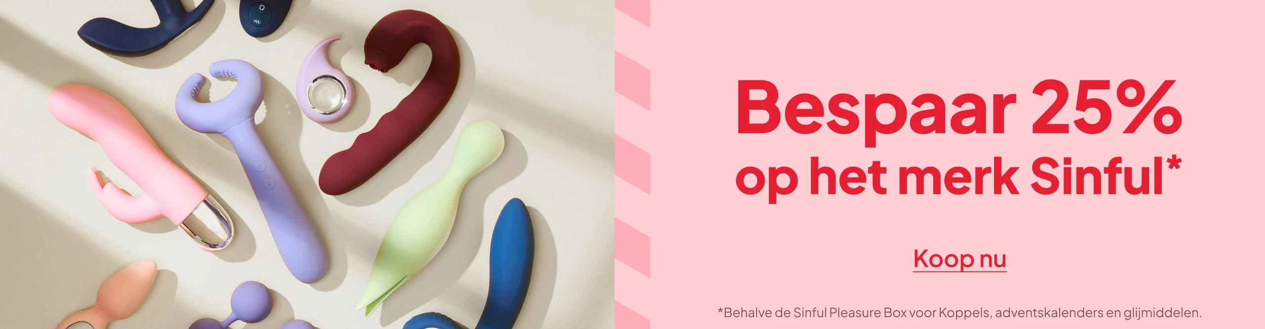 Bespaar 25% op het merk Sinful* desktop