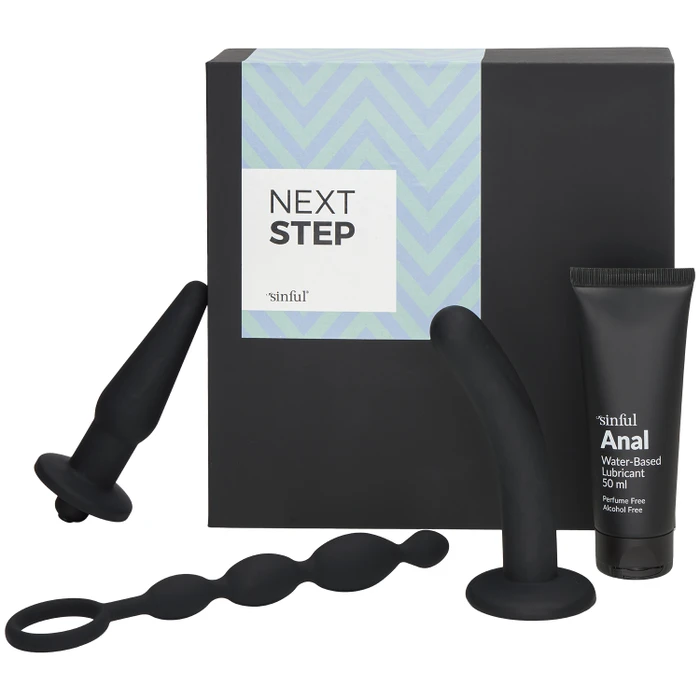 Sinful Next Step Anal Sex Toy Box with A–Z Guide var 1
