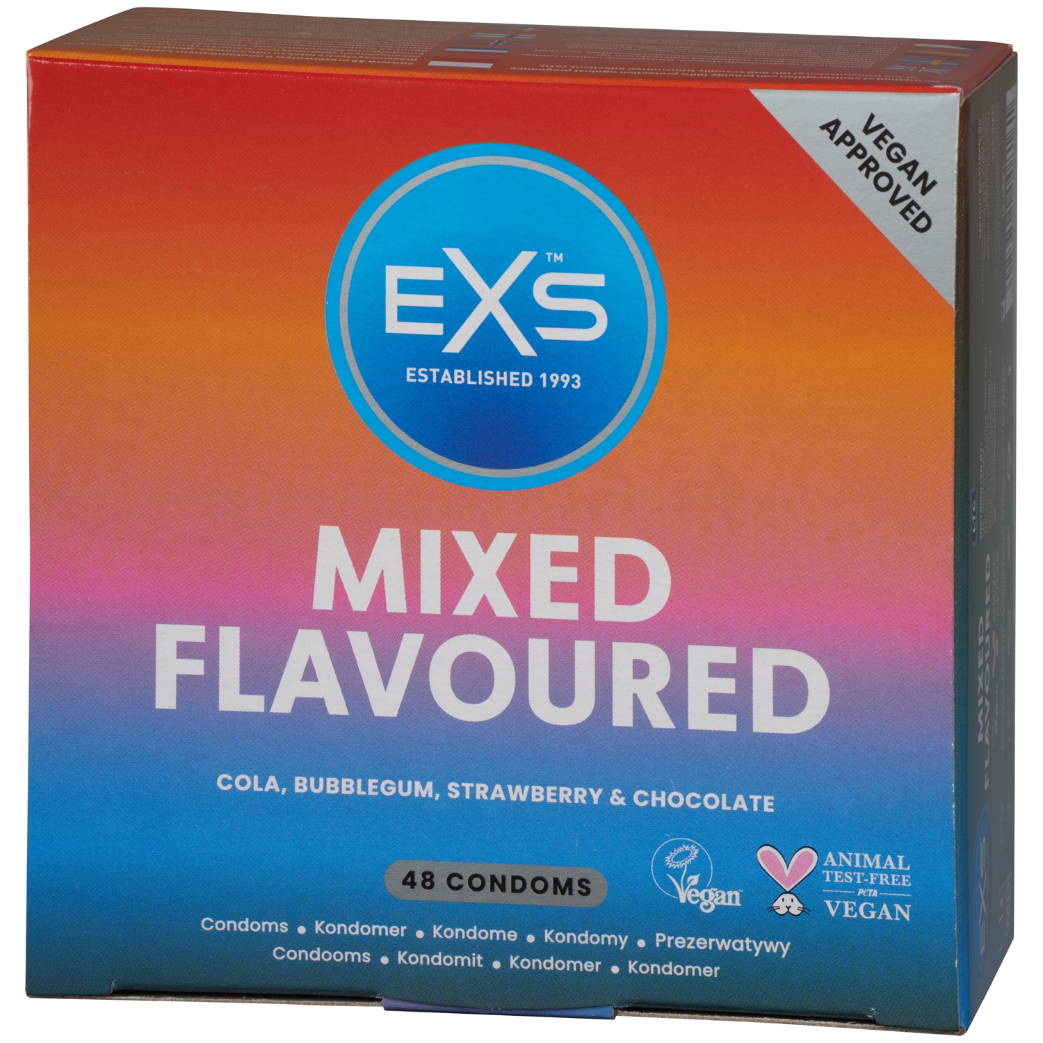 EXS Blandede Kondomer med Smag 48 stk - Clear thumbnail
