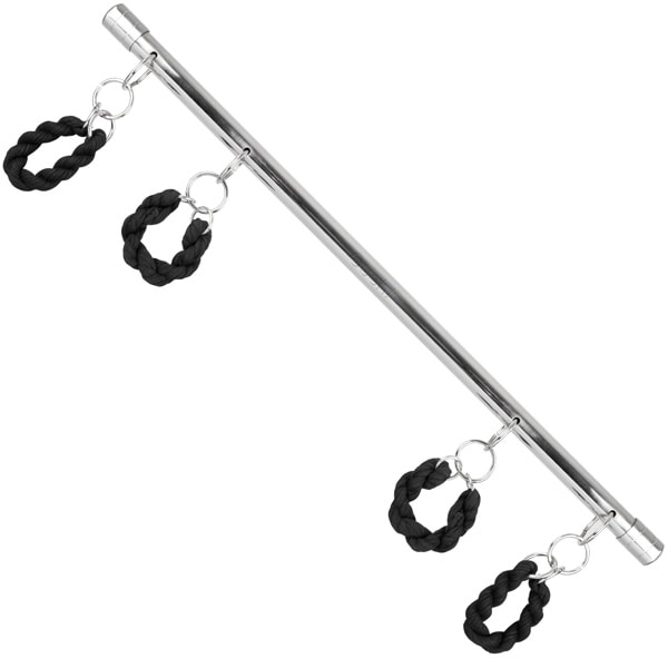 Ouch! Stål Suspension Stång med 4 Manschetter var 1