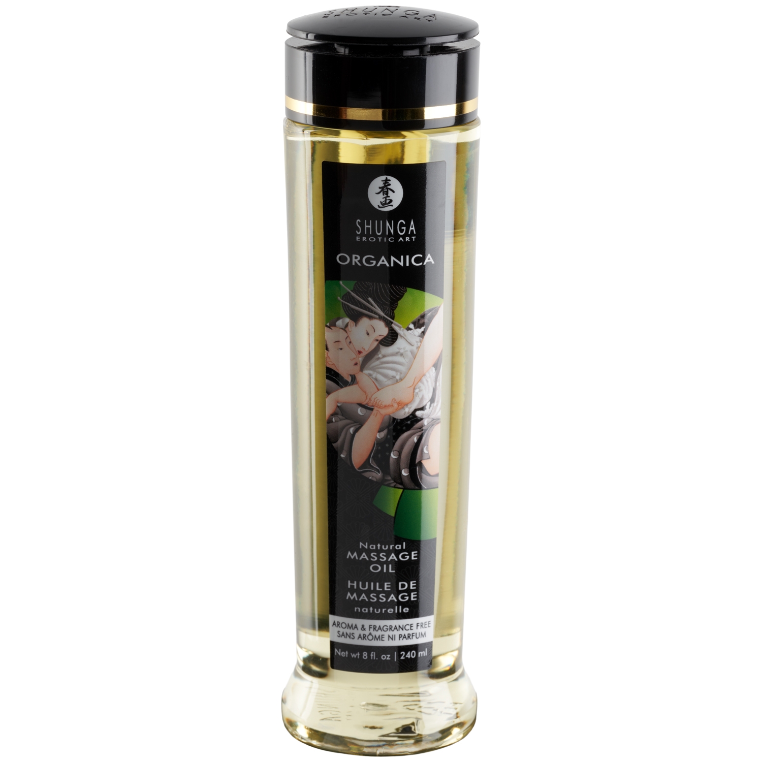 Shunga Organica Sensual Kissable Massageolja 240 ml