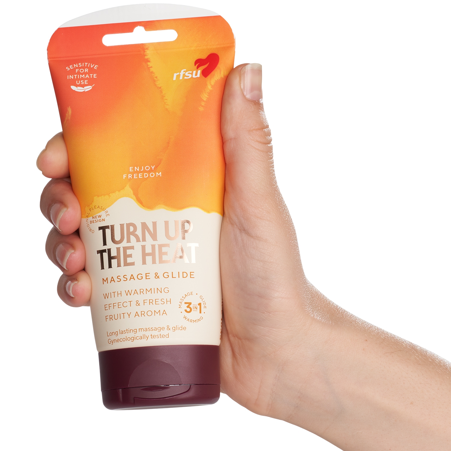 RFSU Turn Up The Heat Massage & Glide 150 ml 1