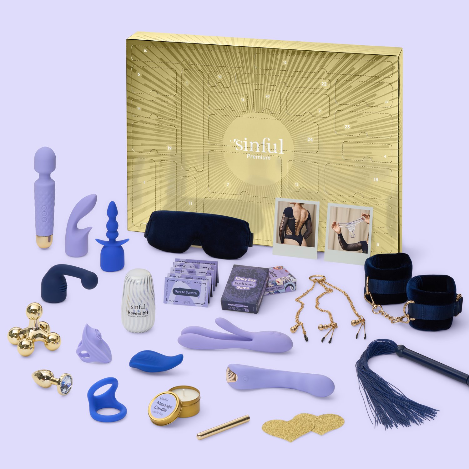 Sinful Premium Julekalender 2026 - Gold