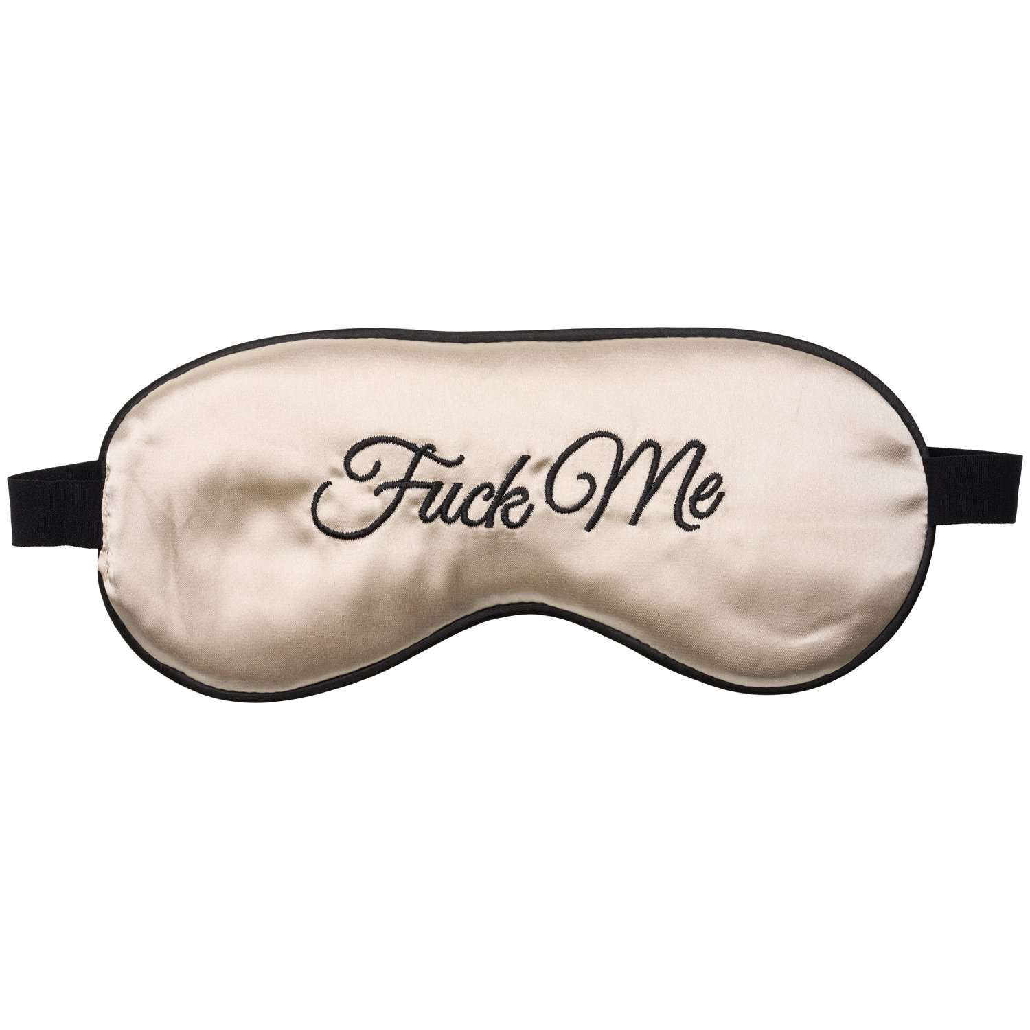 Icon Brands Fuck Me/Fuck You Ögonbindel - SilverSvart - One size