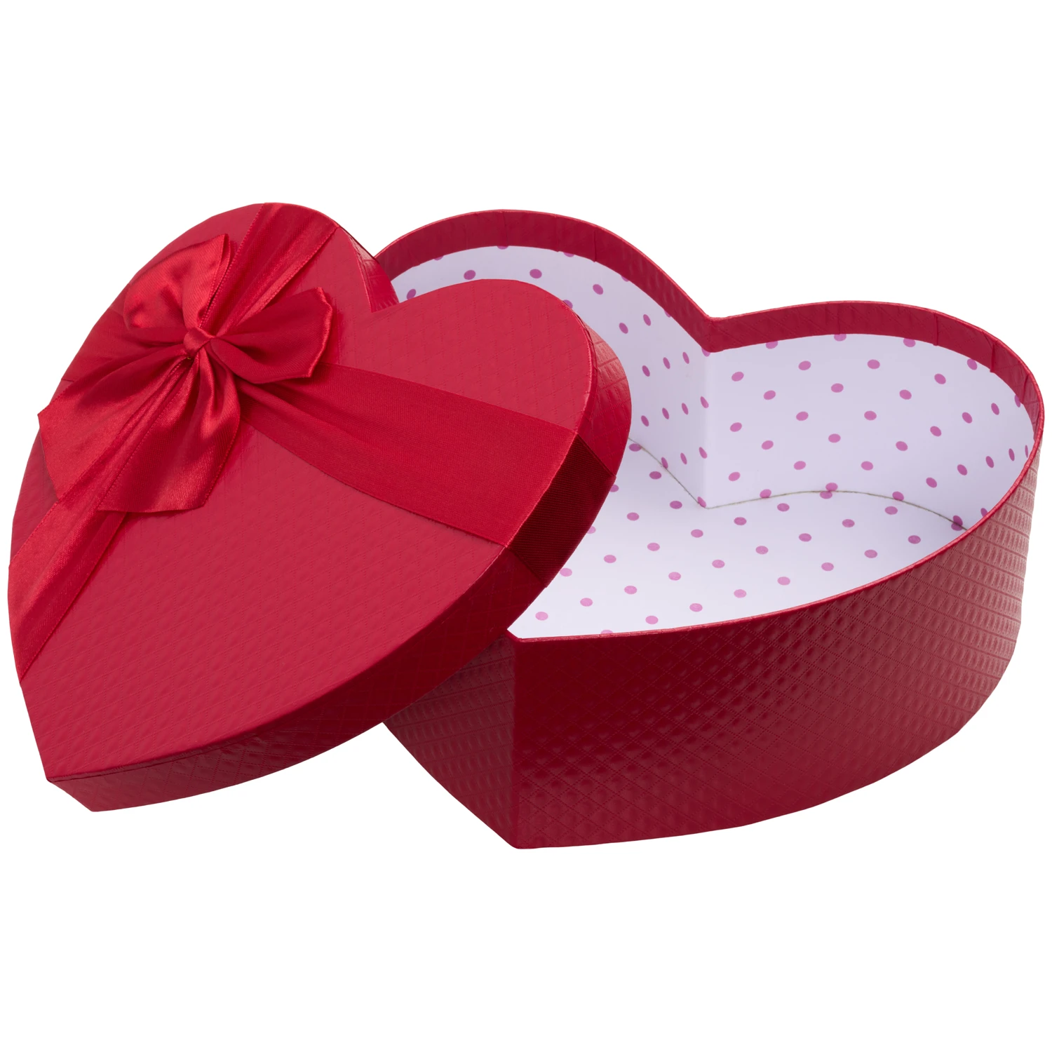 Gaveæske - Hjerteformet med Silkebånd var 1