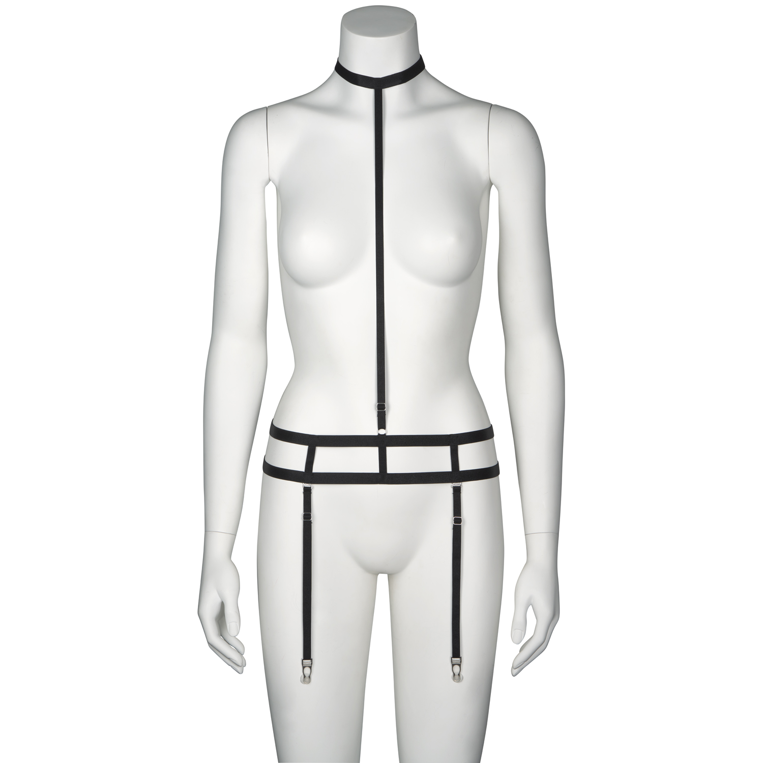 NORTIE Choker Harnisch mit Strapsen 1