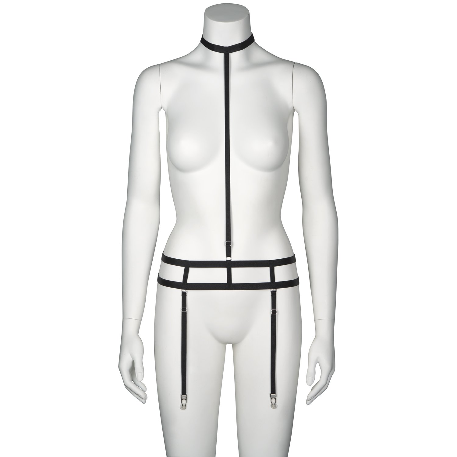NORTIE Choker Strumpebandshållare        - Black - One size