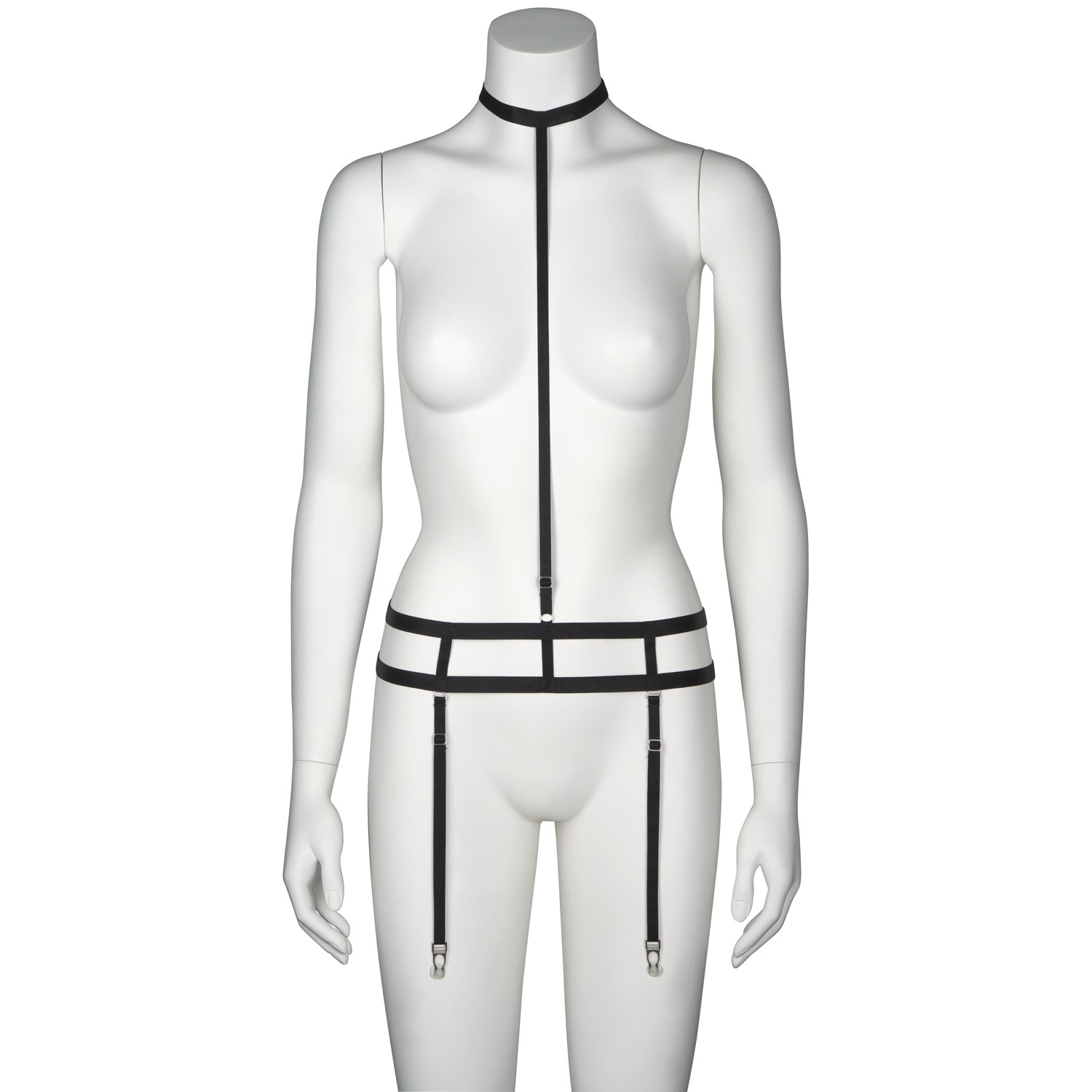 NORTIE Choker Harnisch mit Strapsen 1