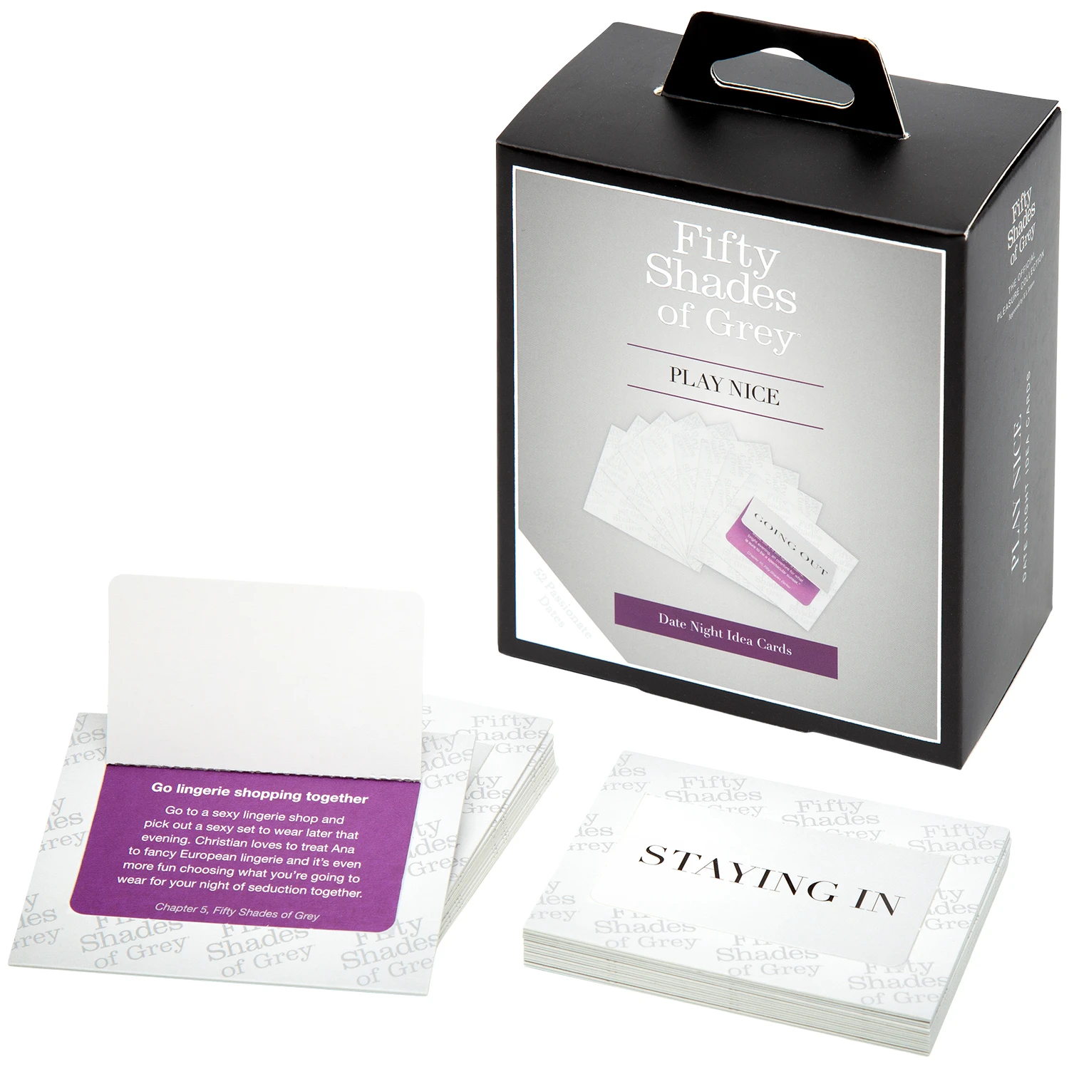 Fifty Shades of Grey Play Nice Date Night Idé Kort var 1
