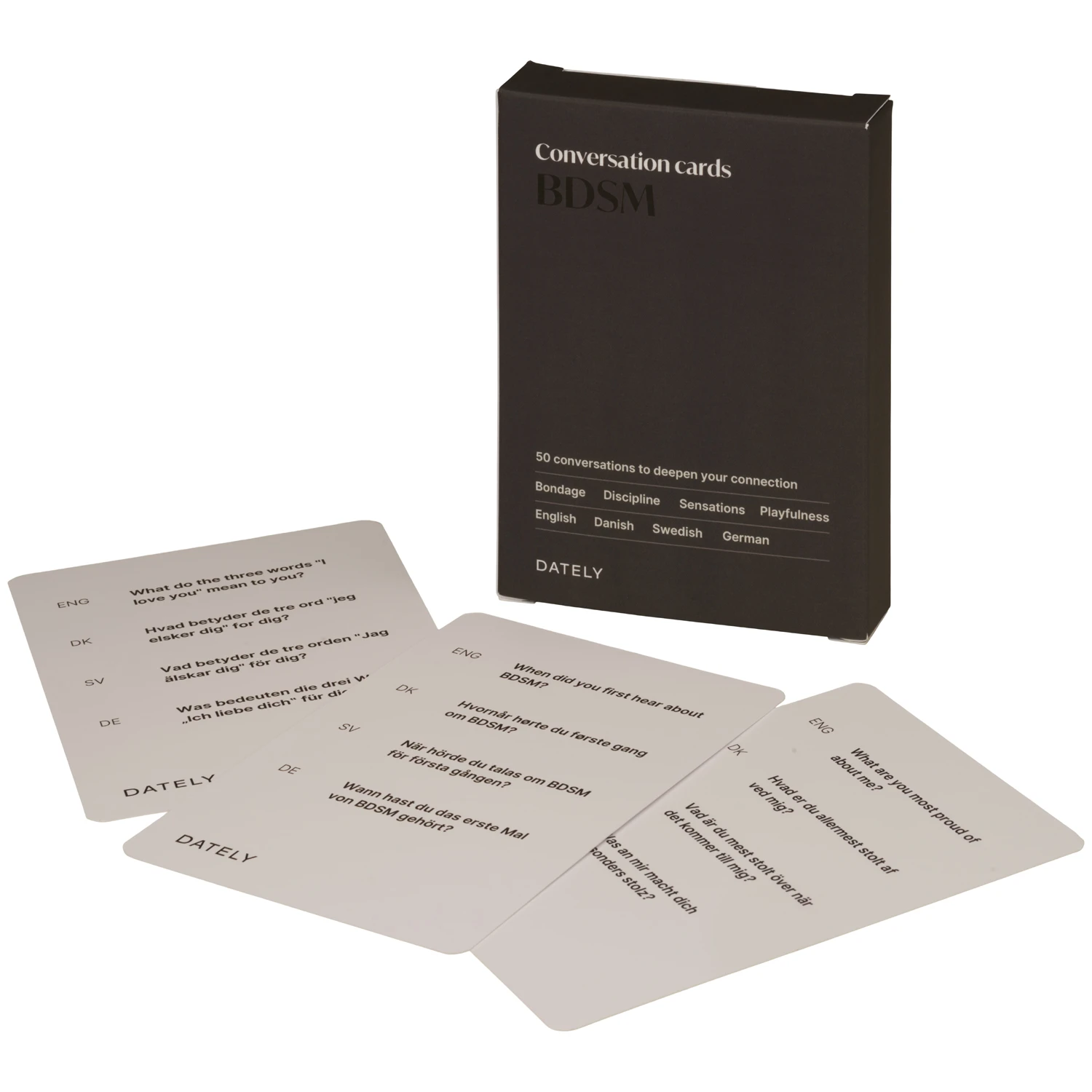 Dately Conversation Cards BDSM var 1