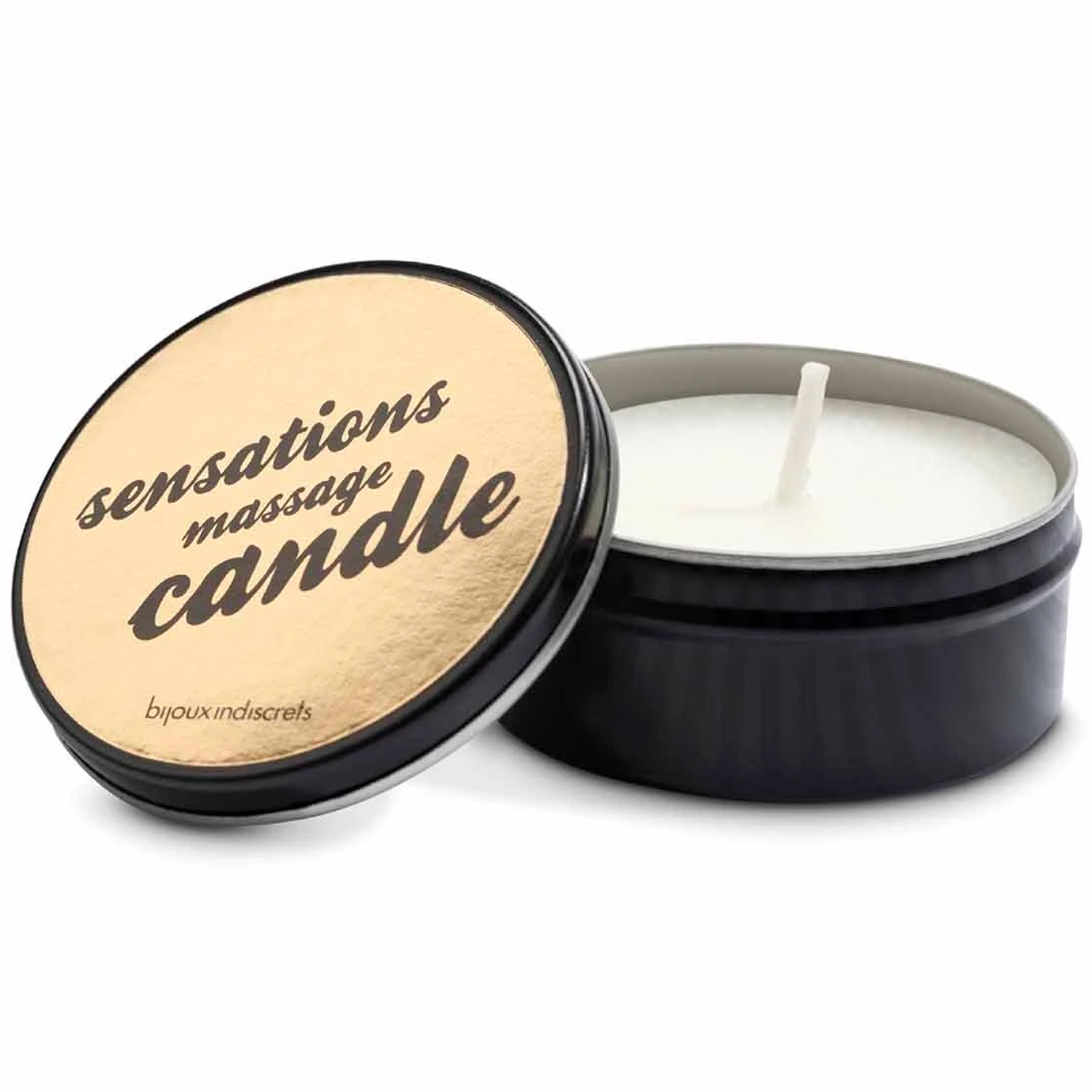 8: Bijoux Indiscrets Bonbons Sensations Massage Candle Massagelys     - Hvid