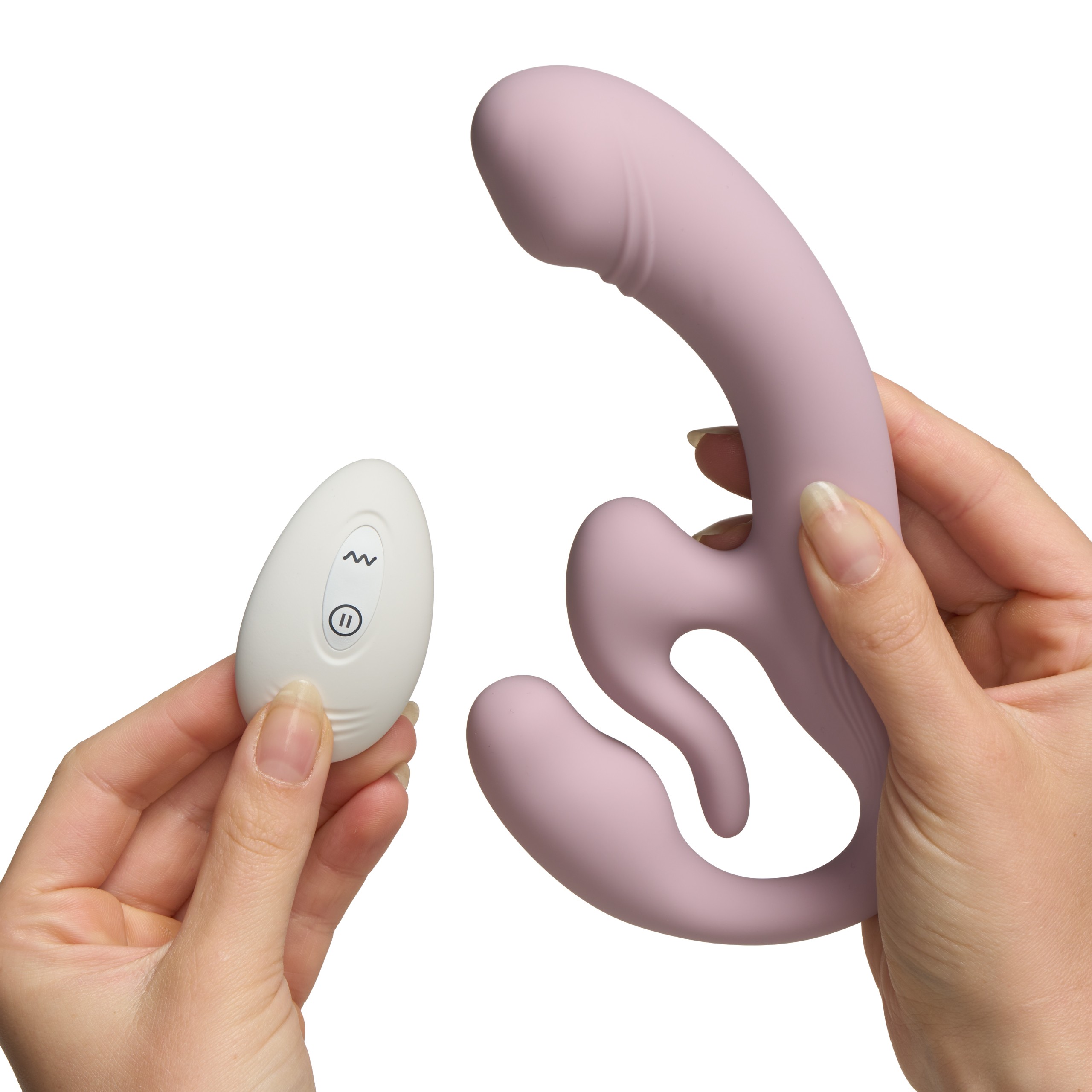 Amaysin Double Trouble Strapless Strap-On Dildo 19 cm var 2