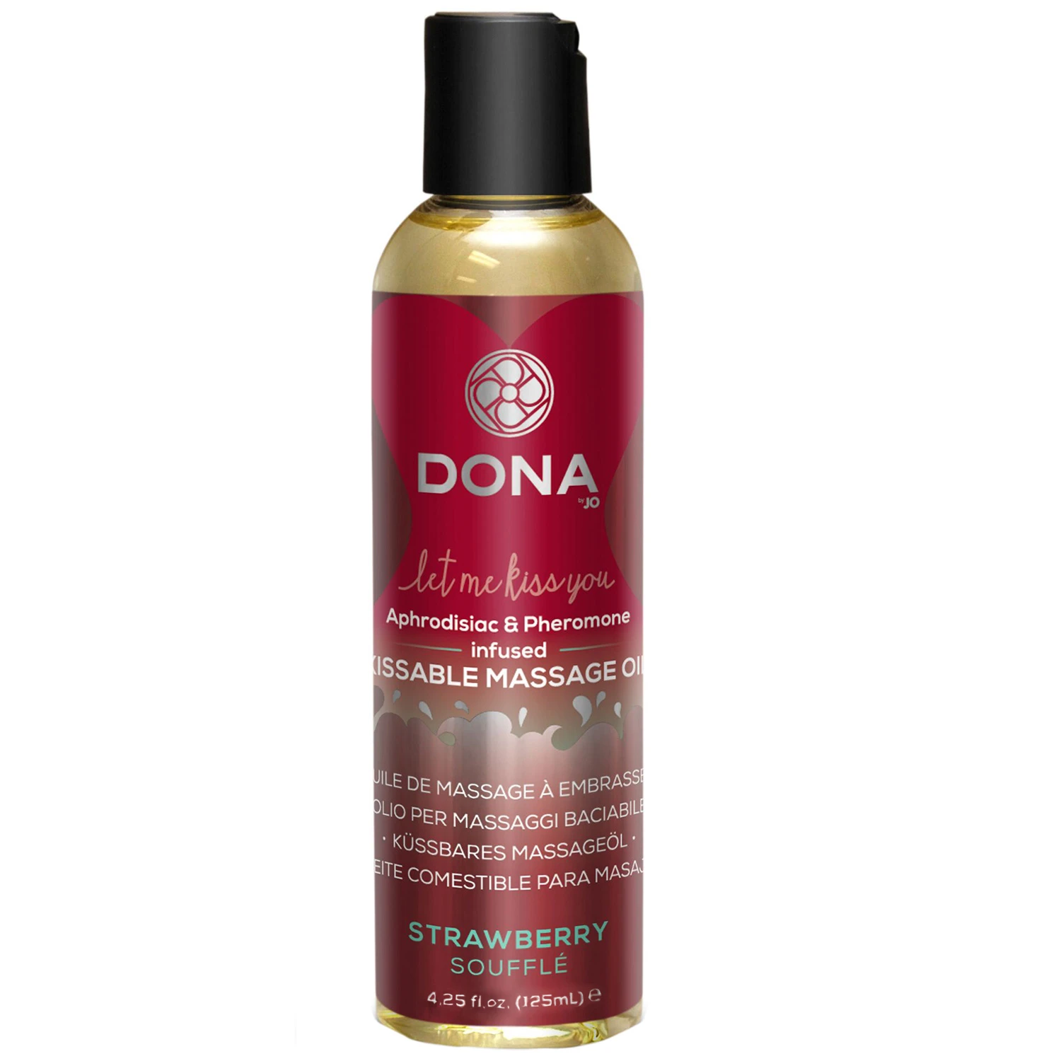 Dona Kissable Massageolie med Smag 110 ml var 1