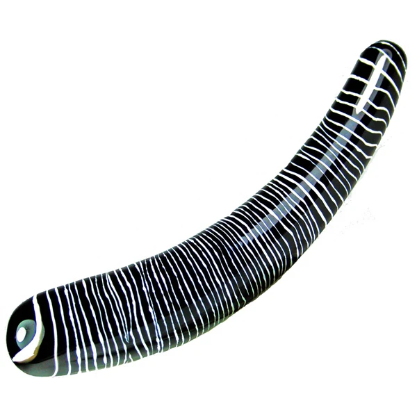 Glassvibrations Africa Zebra Glas Dildo var 1