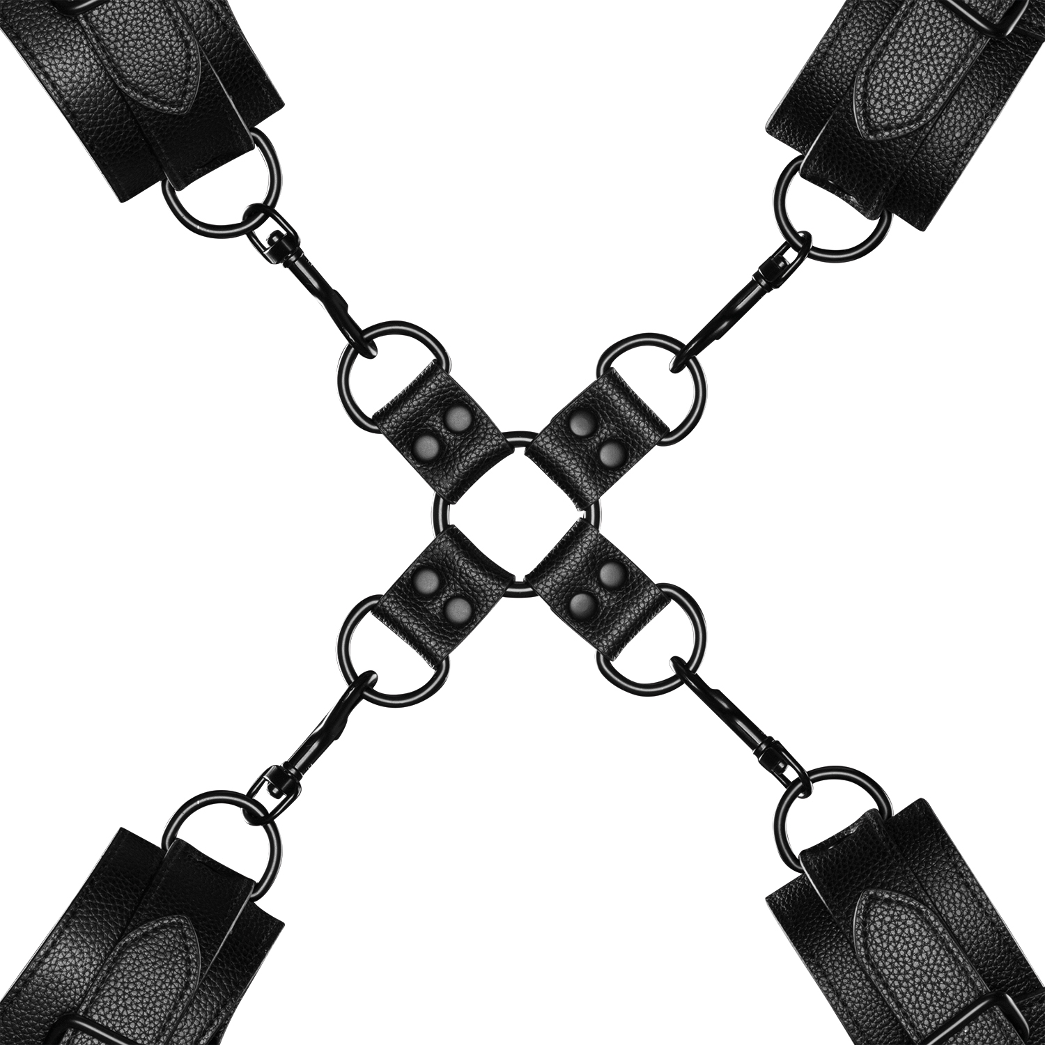 Obaie Hogtie-Manschetten aus Kunstleder 1