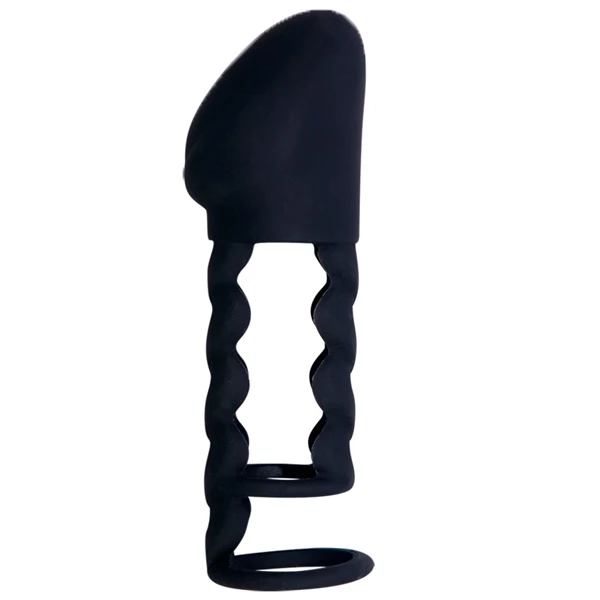 You2Toys Black Velvets Silikon Penissleeve var 1