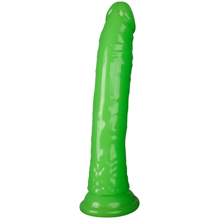 Realrock Glow in the Dark Slim Dildo with Suction Cup 20 cm var 1