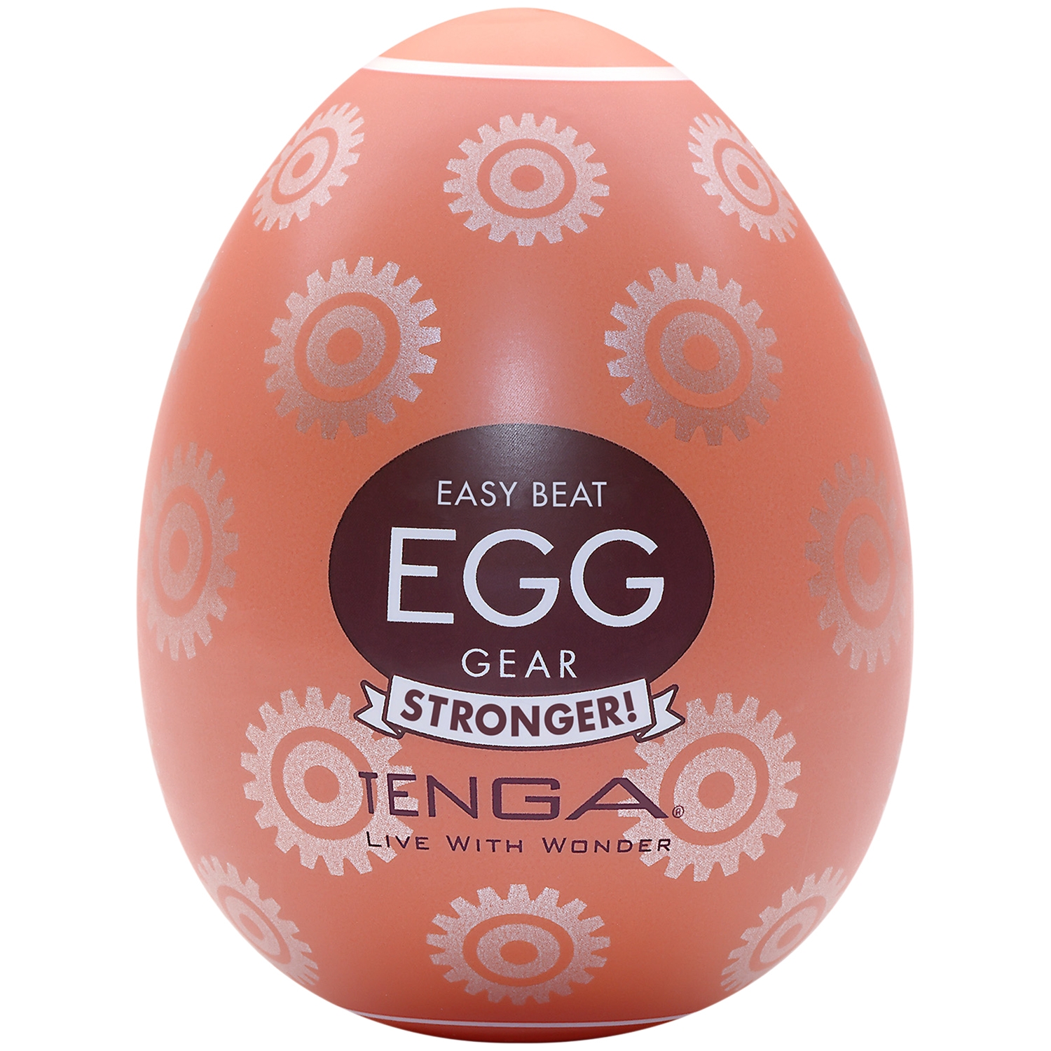 TENGA Egg Gear Masturbator - Hvid thumbnail