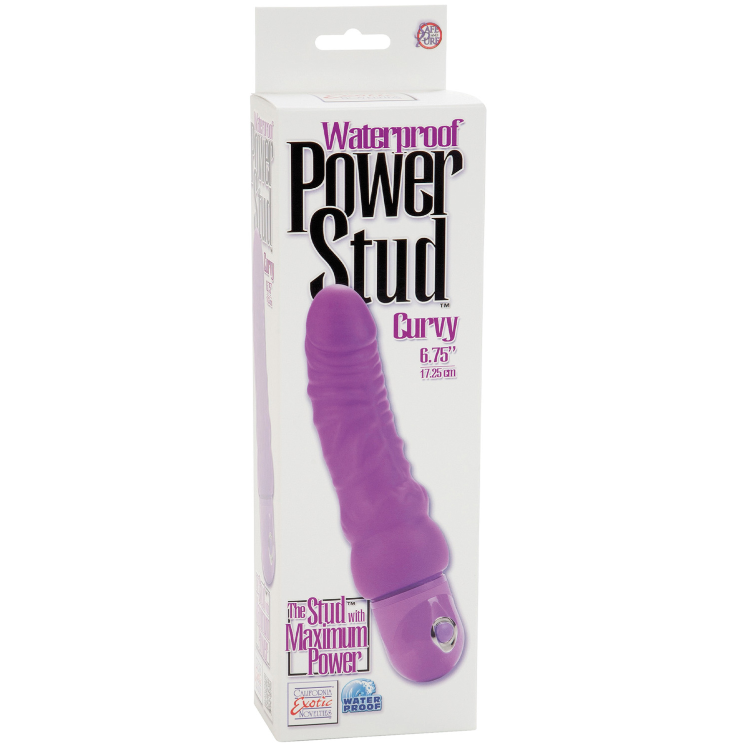 CalExotics Power Stud Curvy Gode Vibrant 20,5 cm 1