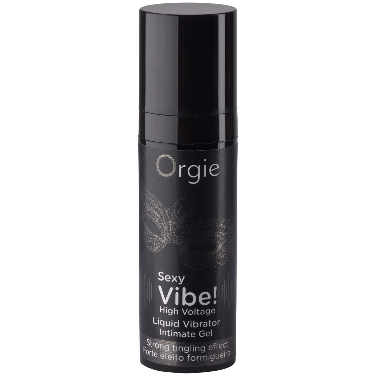 Orgie Orgie Sexy Vibe! High Voltage Liquid Vibrator Intimgel 15 ml - Svart