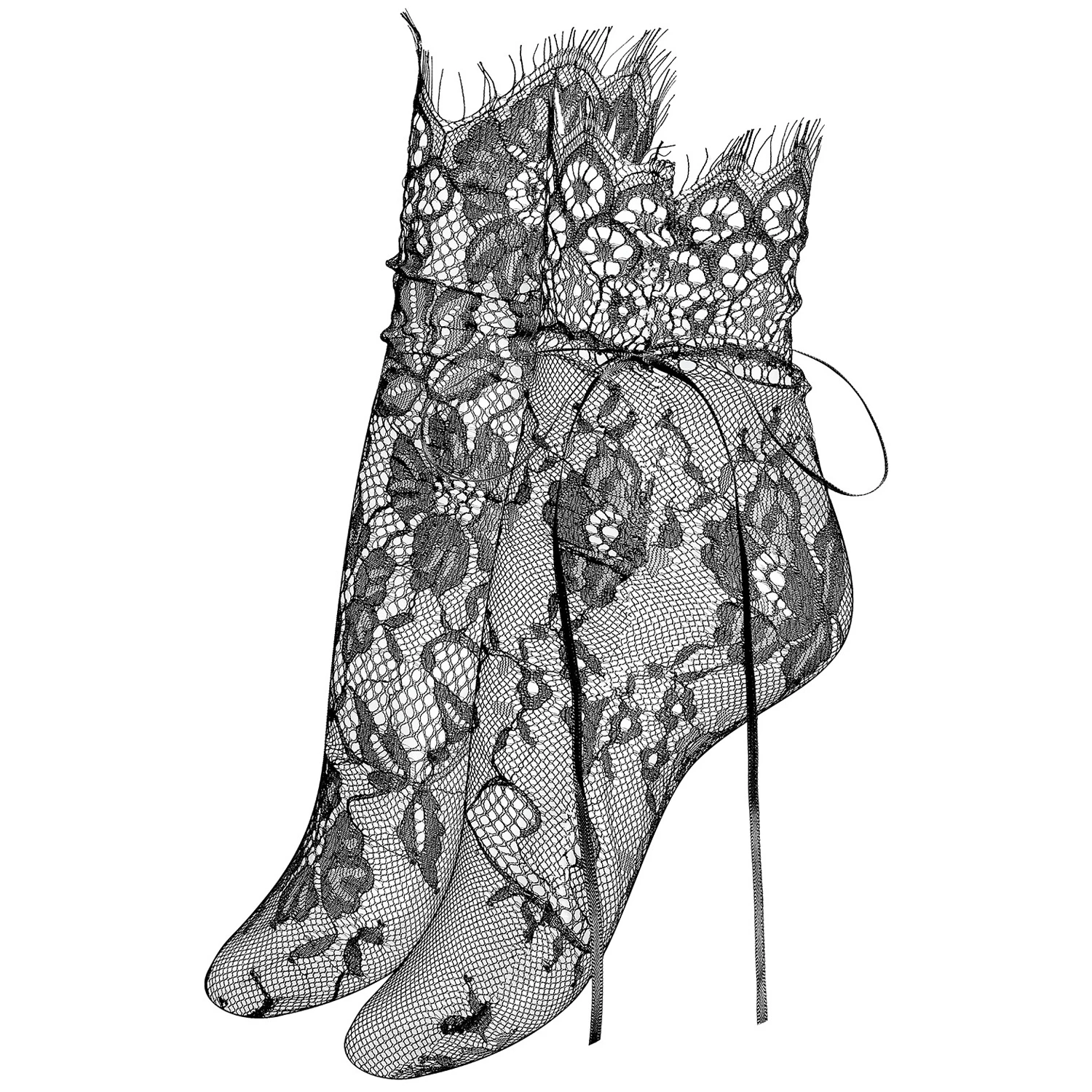 Maison Close Les Coquetteries Lace Socks var 1