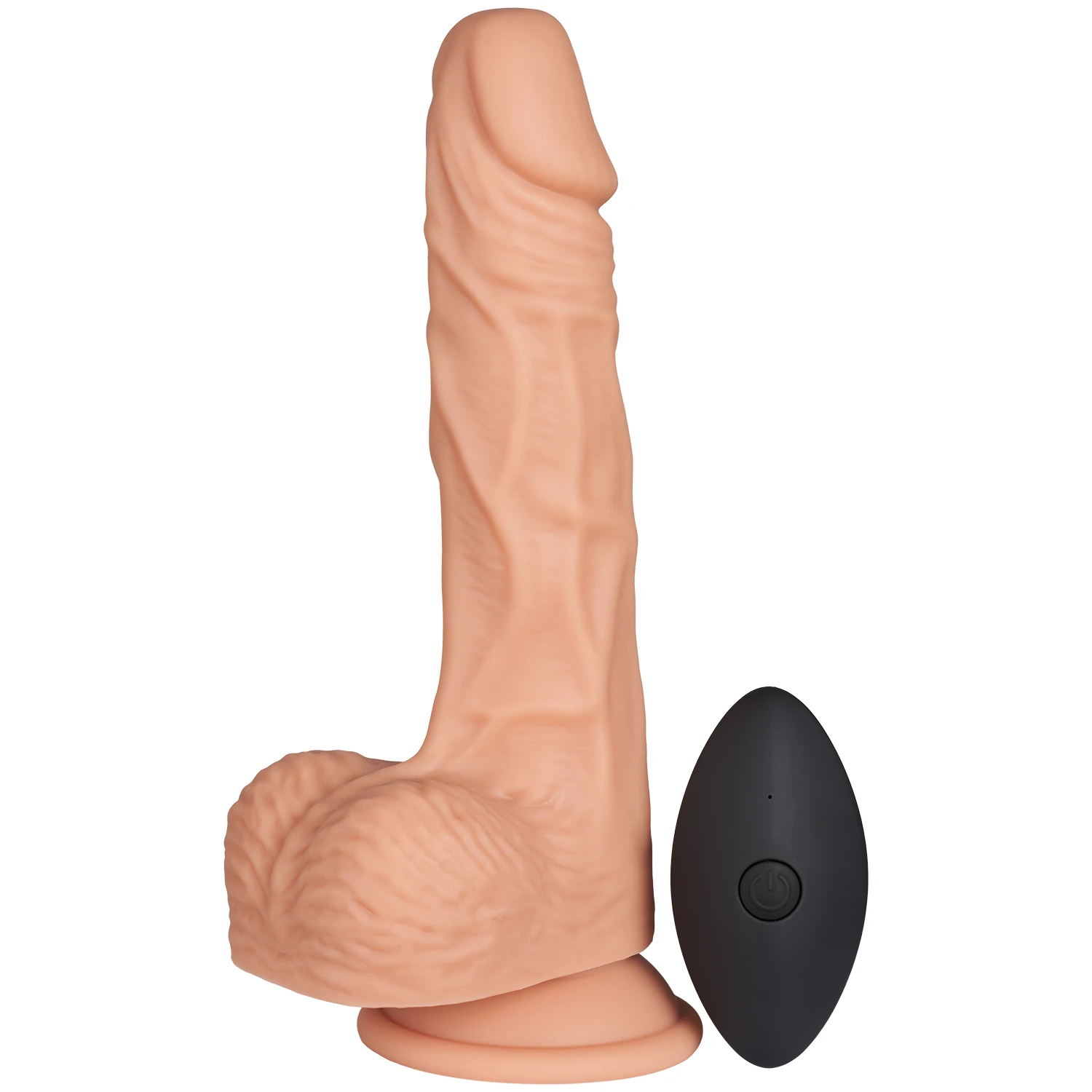 Willie City Fjernbetjent Realistisk Dildo Vibrator 22 cm 1