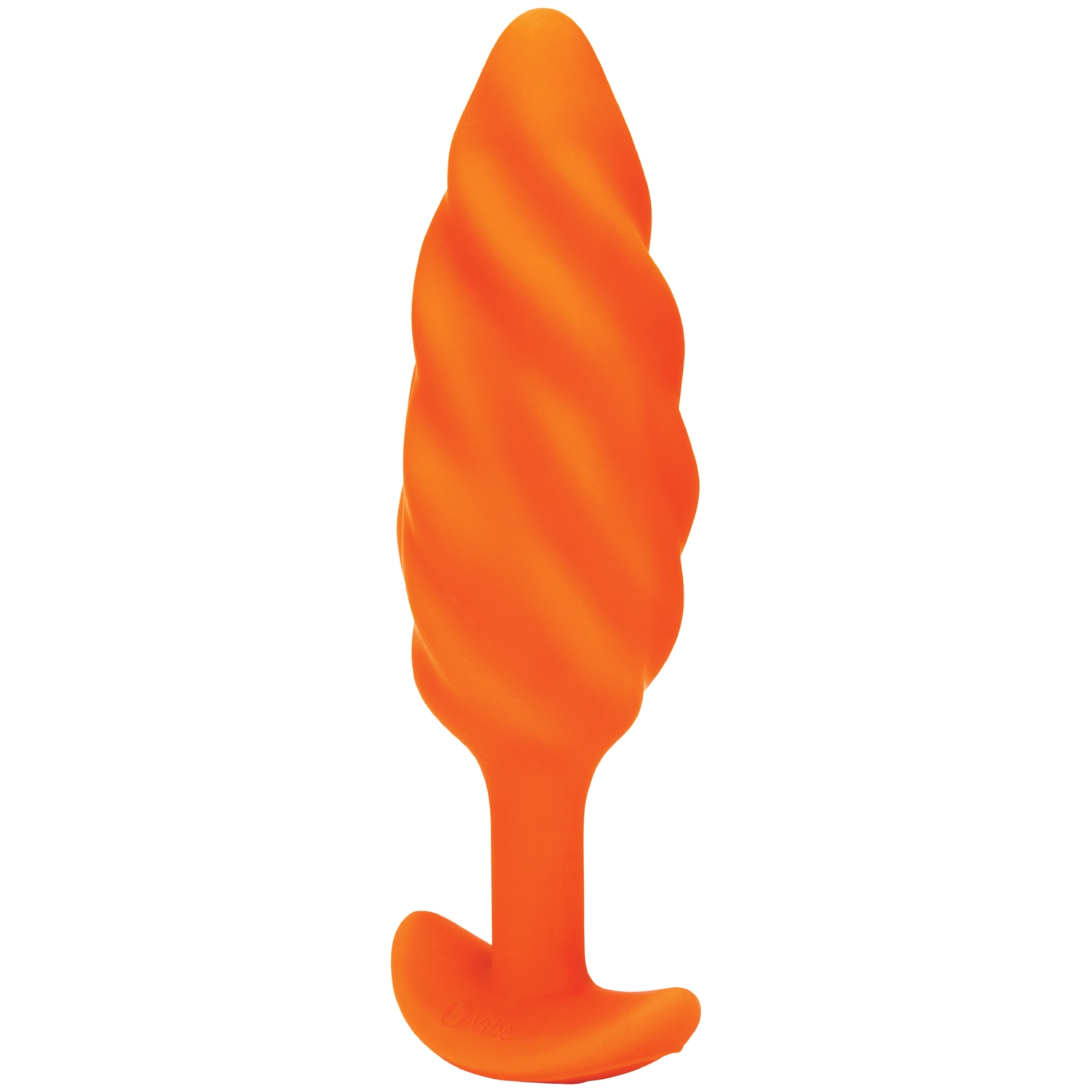 B-Vibe Swirl Butt Plug - Orange thumbnail