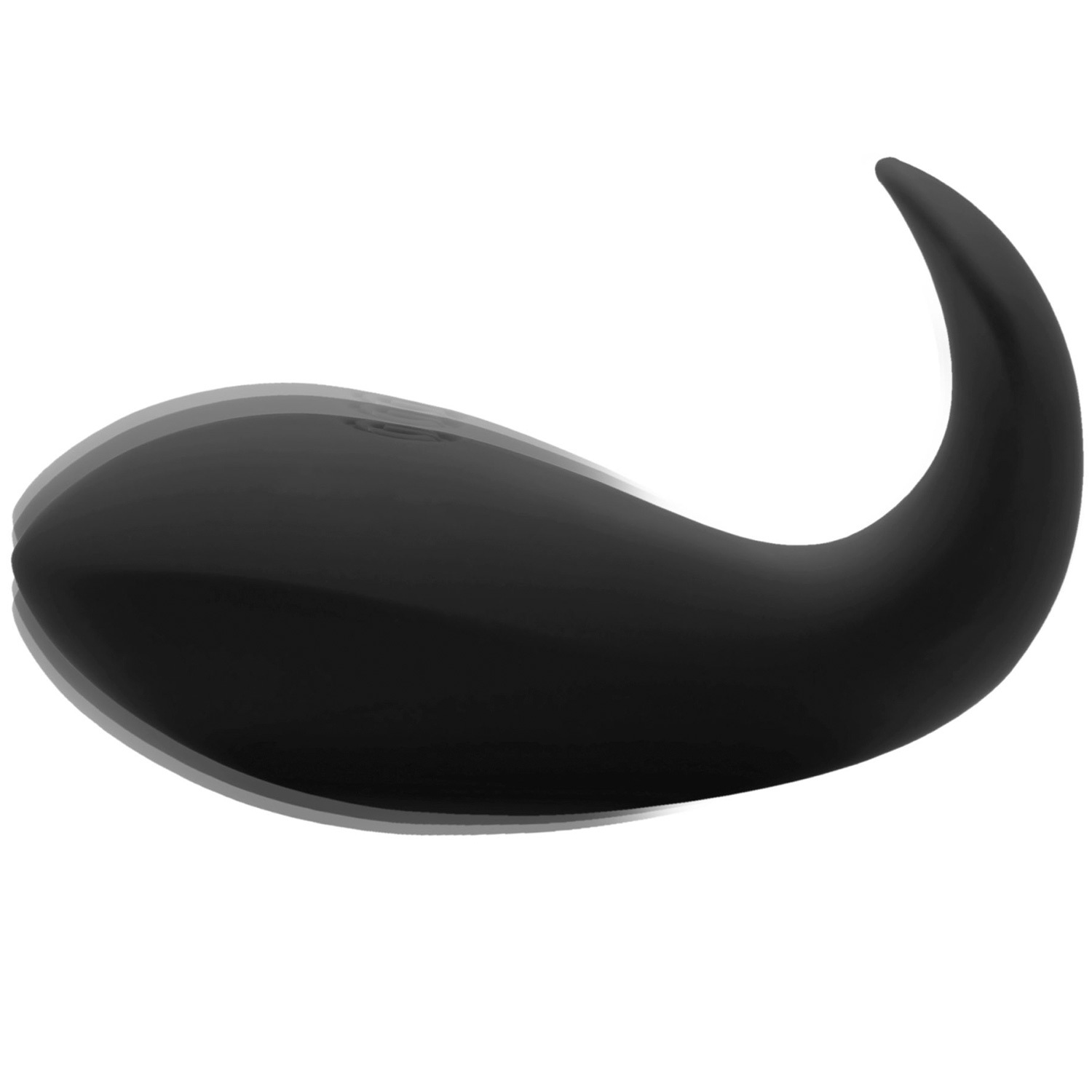 Master Series Dark Pod Vibrator Ei met Afstandsbediening 1