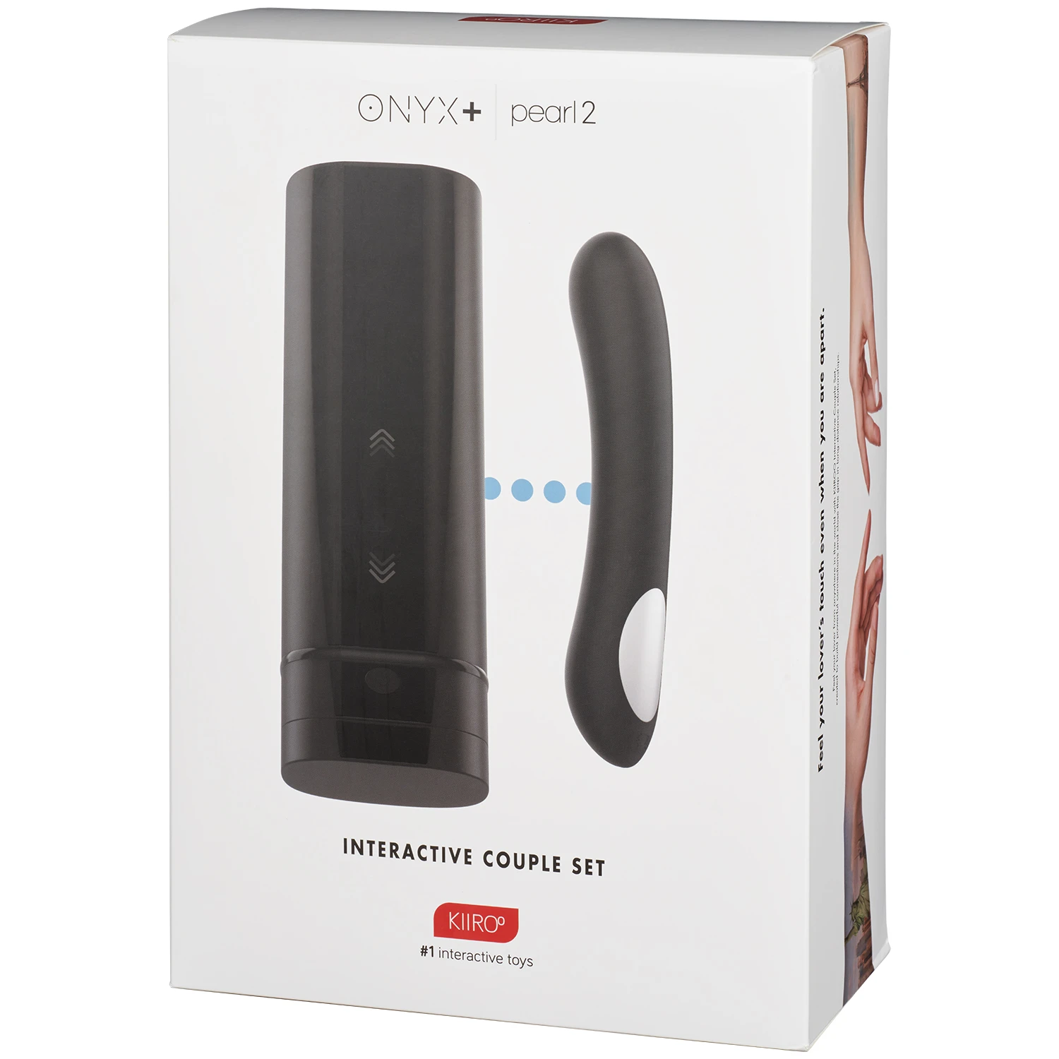 Kiiroo Interactive Couple Set Onyx+ Masturbator og Pearl2 Vibrator 1