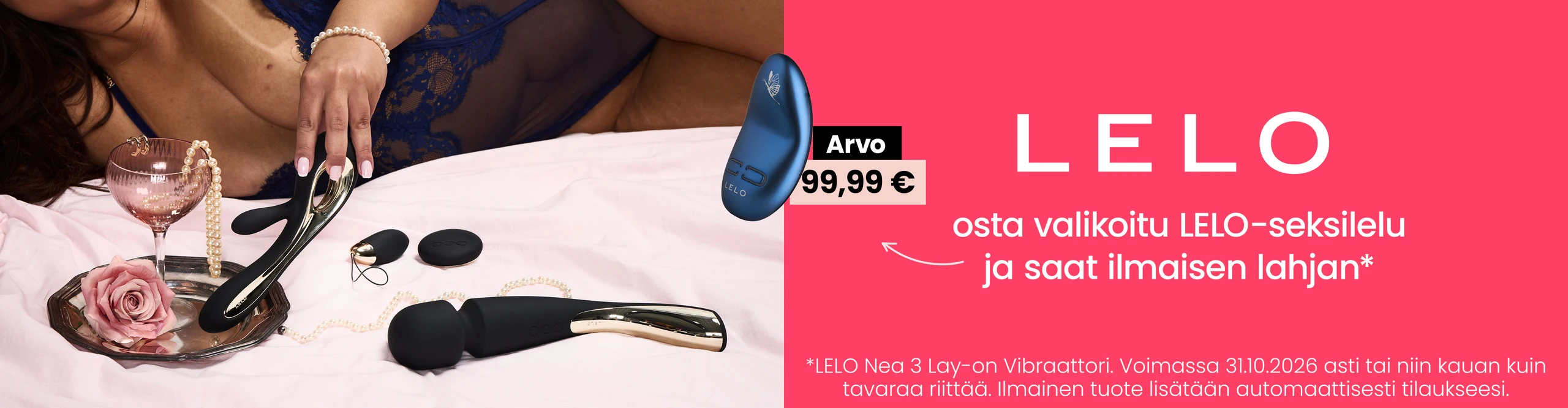 osta valikoitu LELO-seksilelu ja saat ilmaisen lahjan* desktop