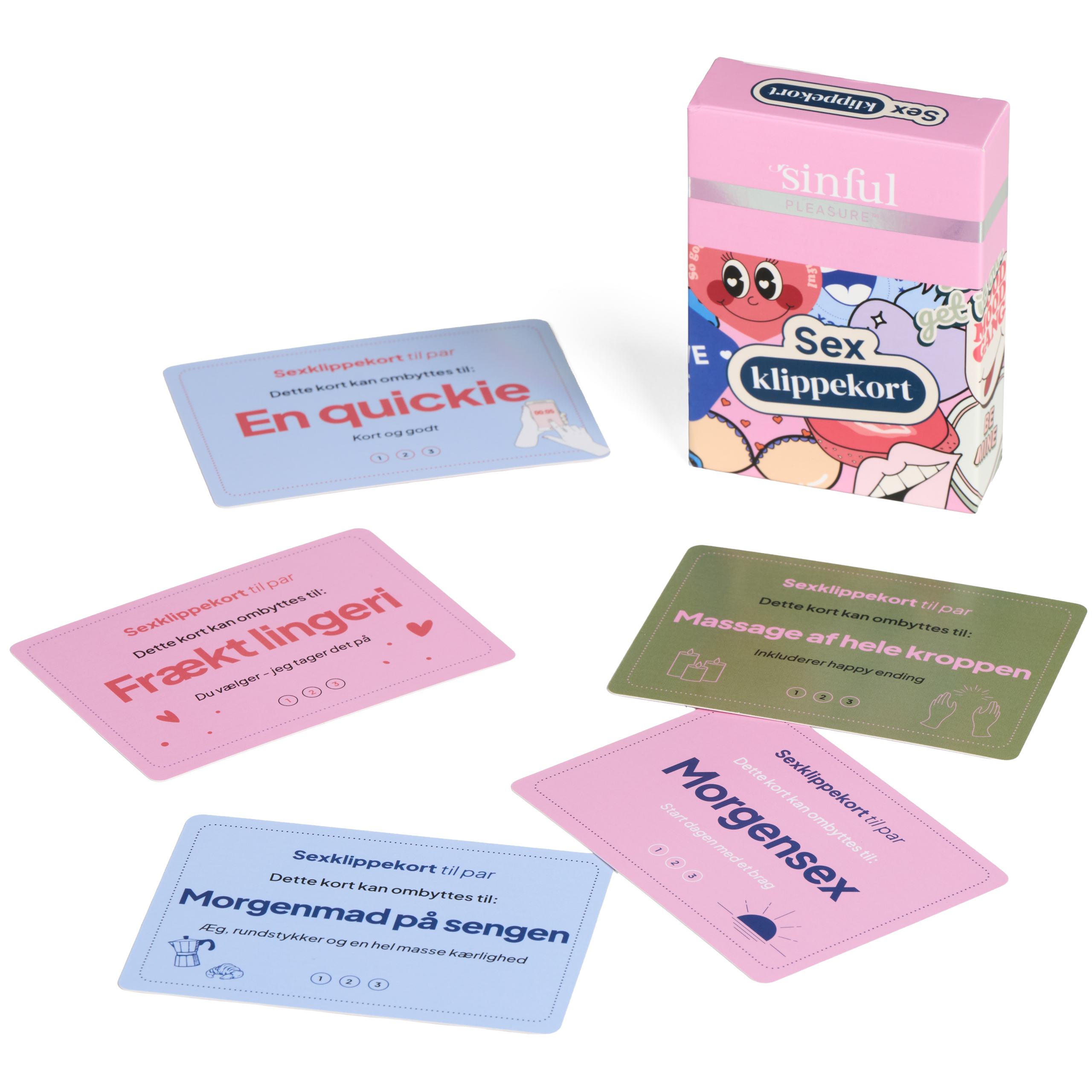 Sinful Pleasure Sexklippekort - Danish Version var 1