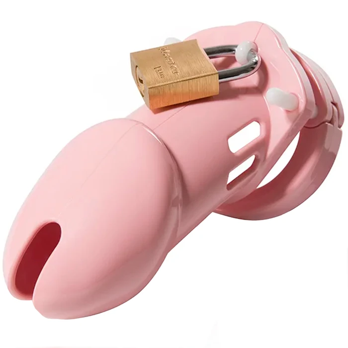 CB-6000 Chastity Device Pink 3 inches var 1
