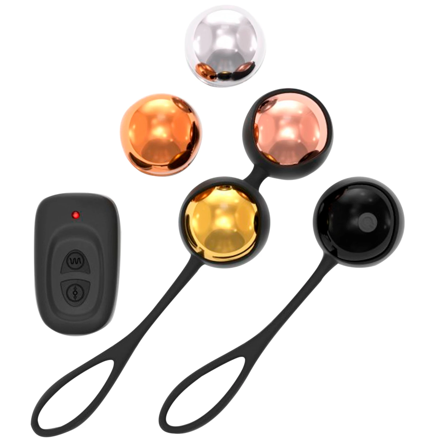 Dorcel Kegelballenset met Afstandsbediening en Vibrator var 1