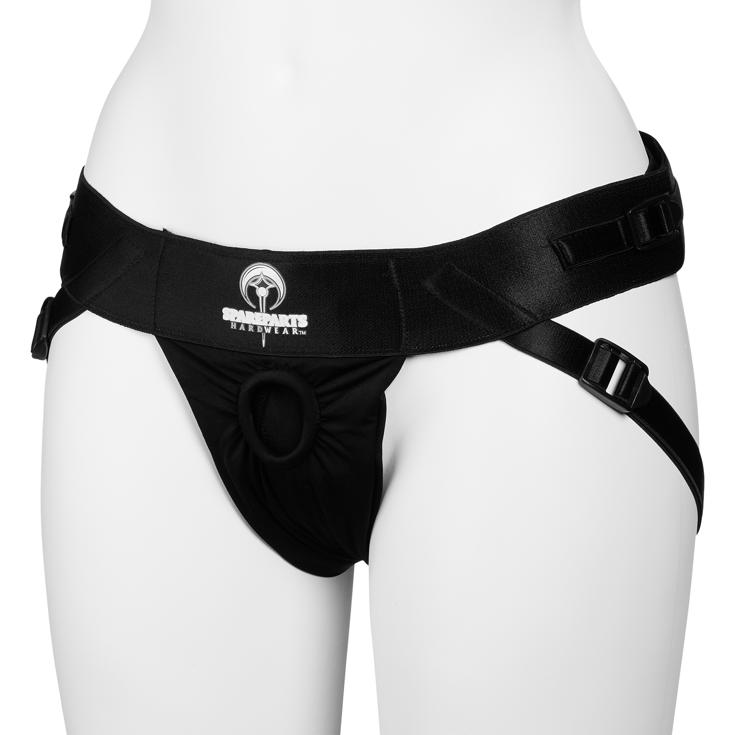 SpareParts HardWear Joque Unisex Harness - Black - L/XL thumbnail