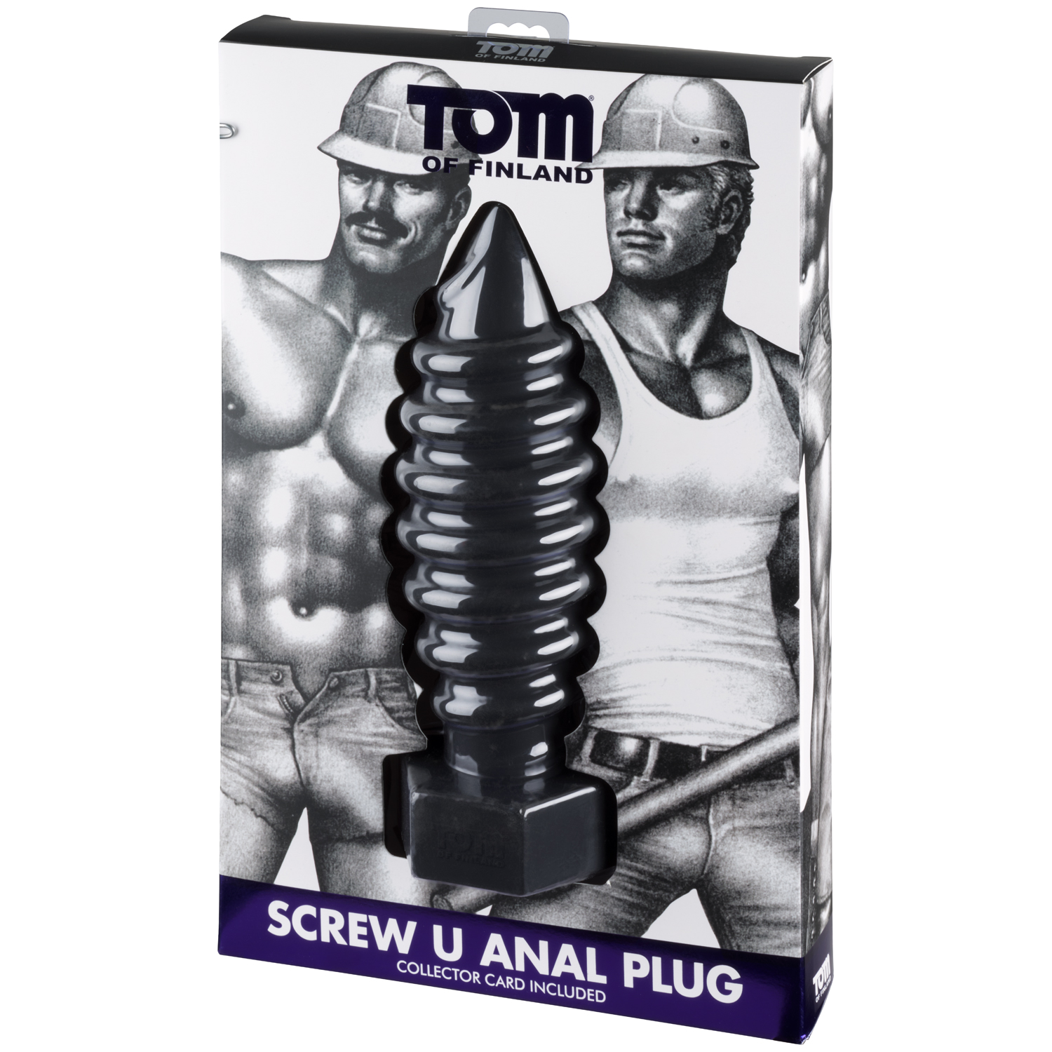 Tom of Finland Screw U Anal Plug 21.8 cm - Sinful