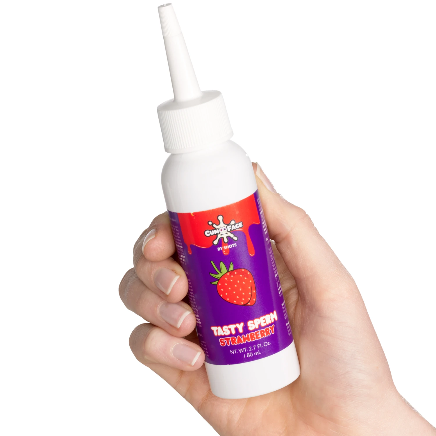Cum Face Tasty Sperm Mansikanmakuinen Neste 80 ml 1