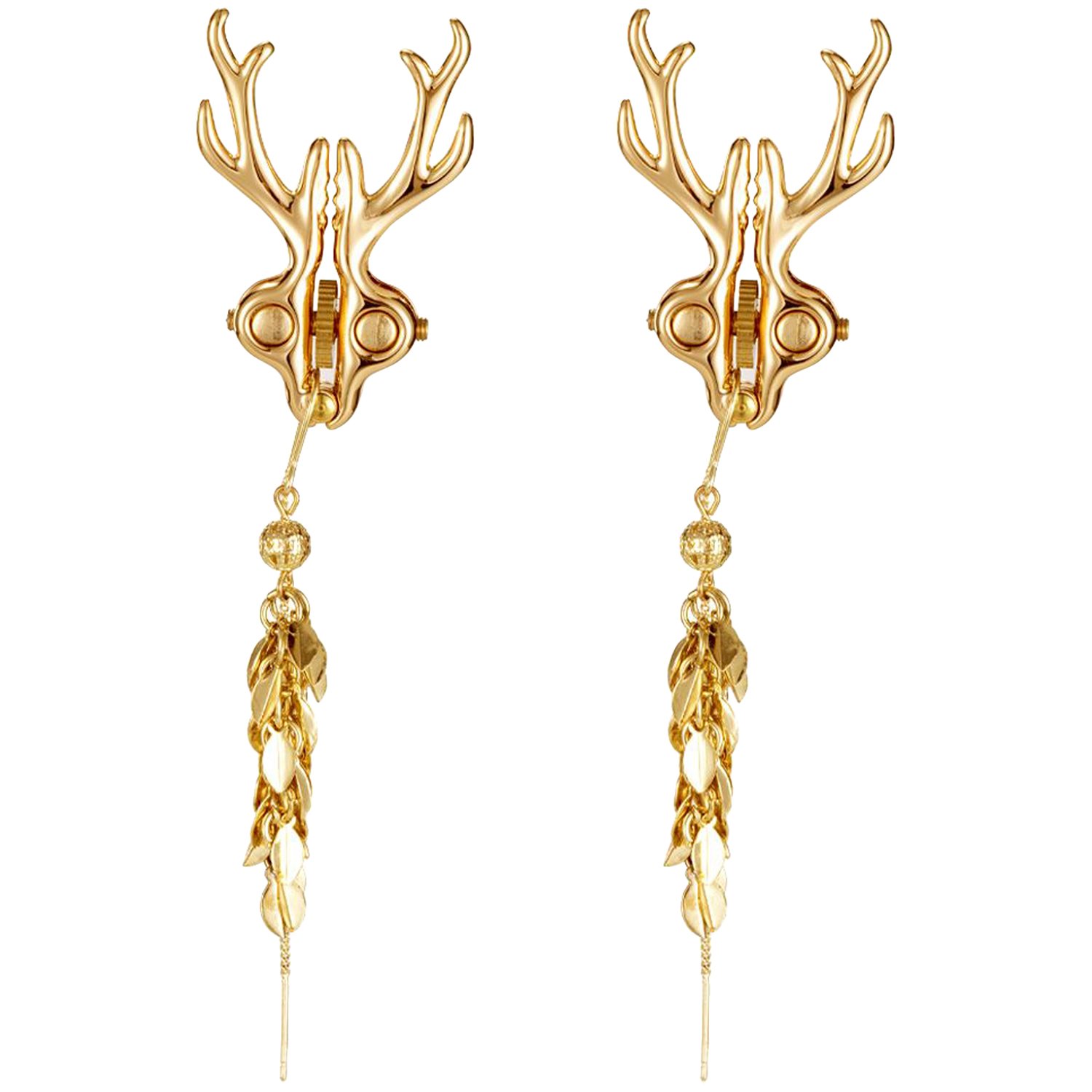 Sevanda Stag Justerbare Brystklemmer - Guld Sevanda Stag Justerbare Brystklemmer - Guld
