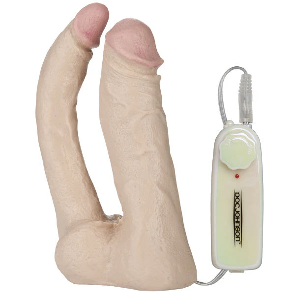 Vac-U-Lock Vibro Double Penetrator Dildo var 1