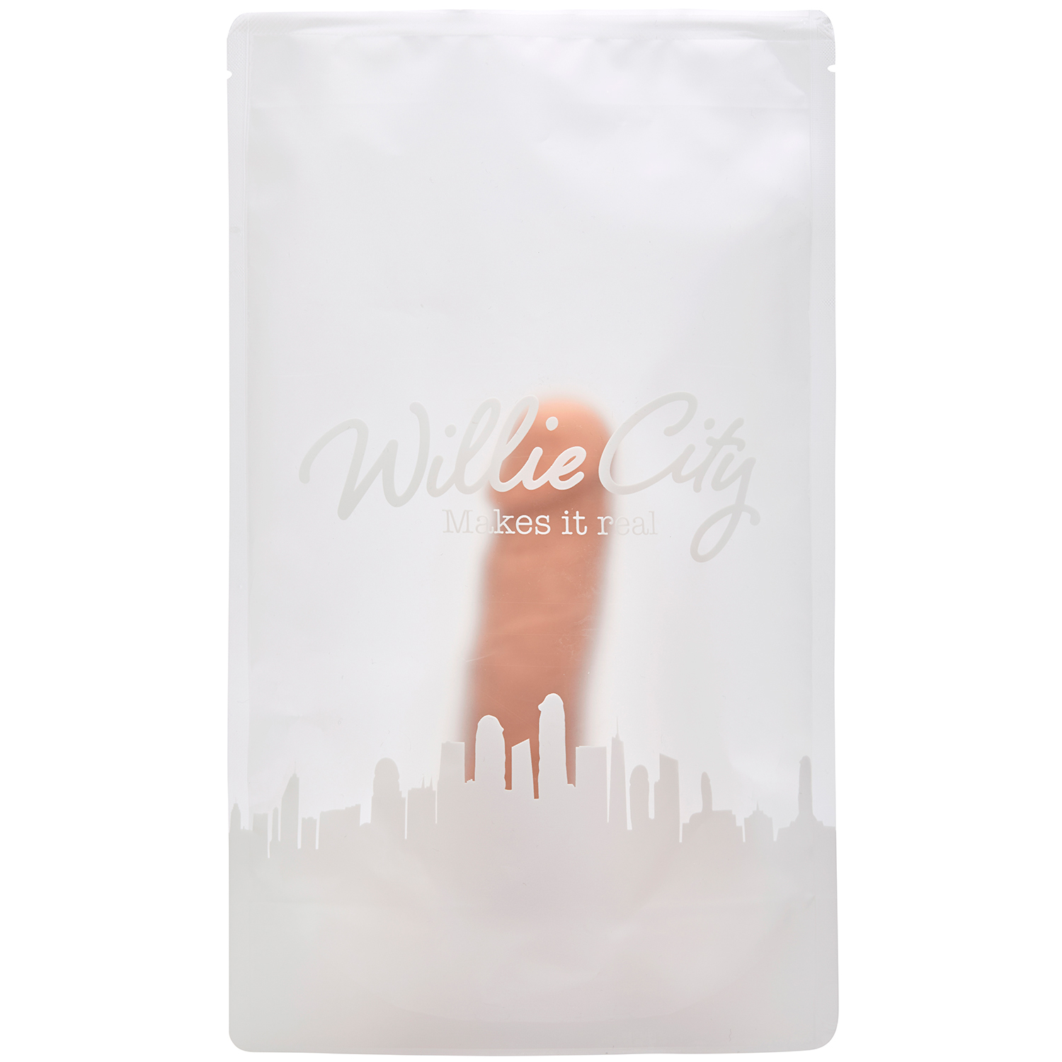 Willie City Willie City Luxe Superrealistisk Silikondildo 20 cm - Beige