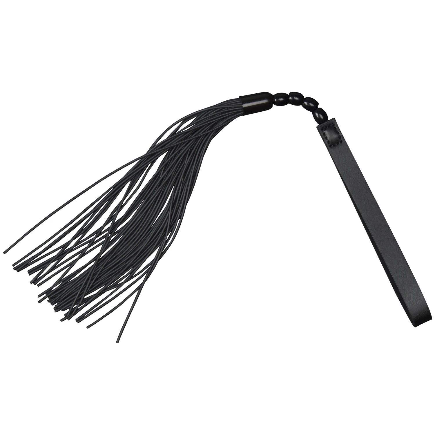 Sex & Mischief Noir Whip Flogger i Kunstlæder 45,5 cm var 1
