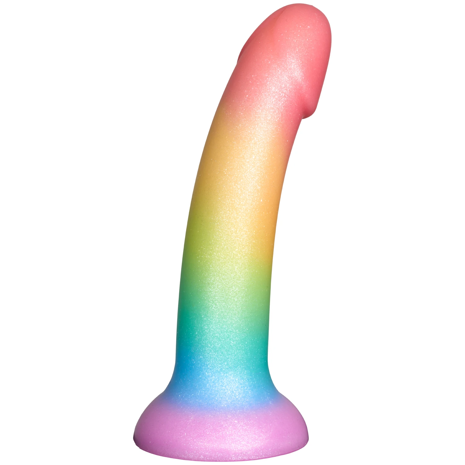 Baseks Rainbow Silikone Dildo 18 cm var 1