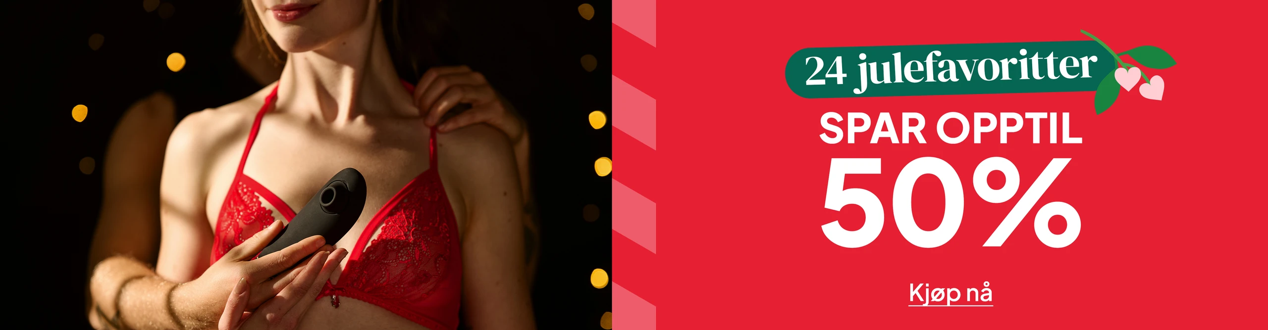 24 julefavoritter. Spar opptil 50% desktop