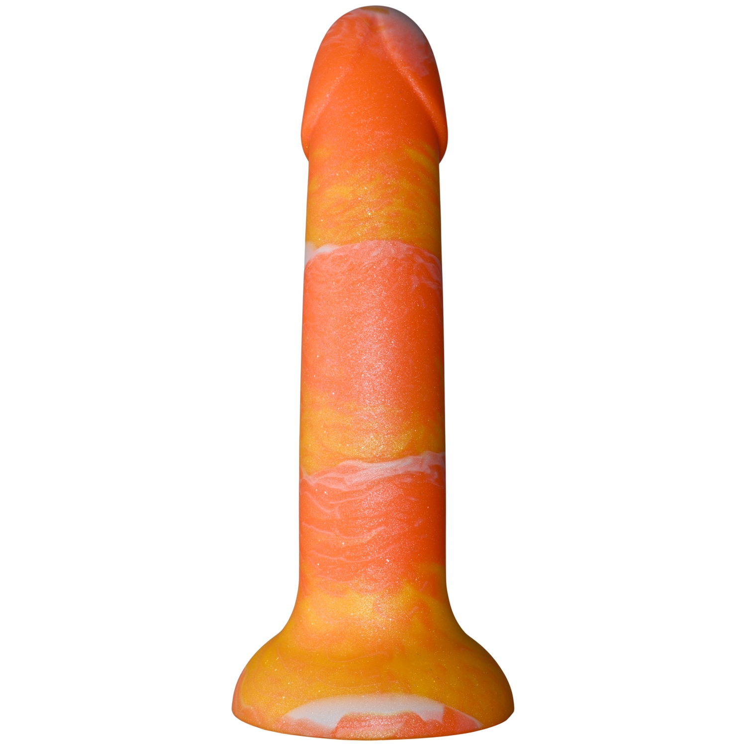 Baseks Orange Sunset Silikondildo 18 cm 1