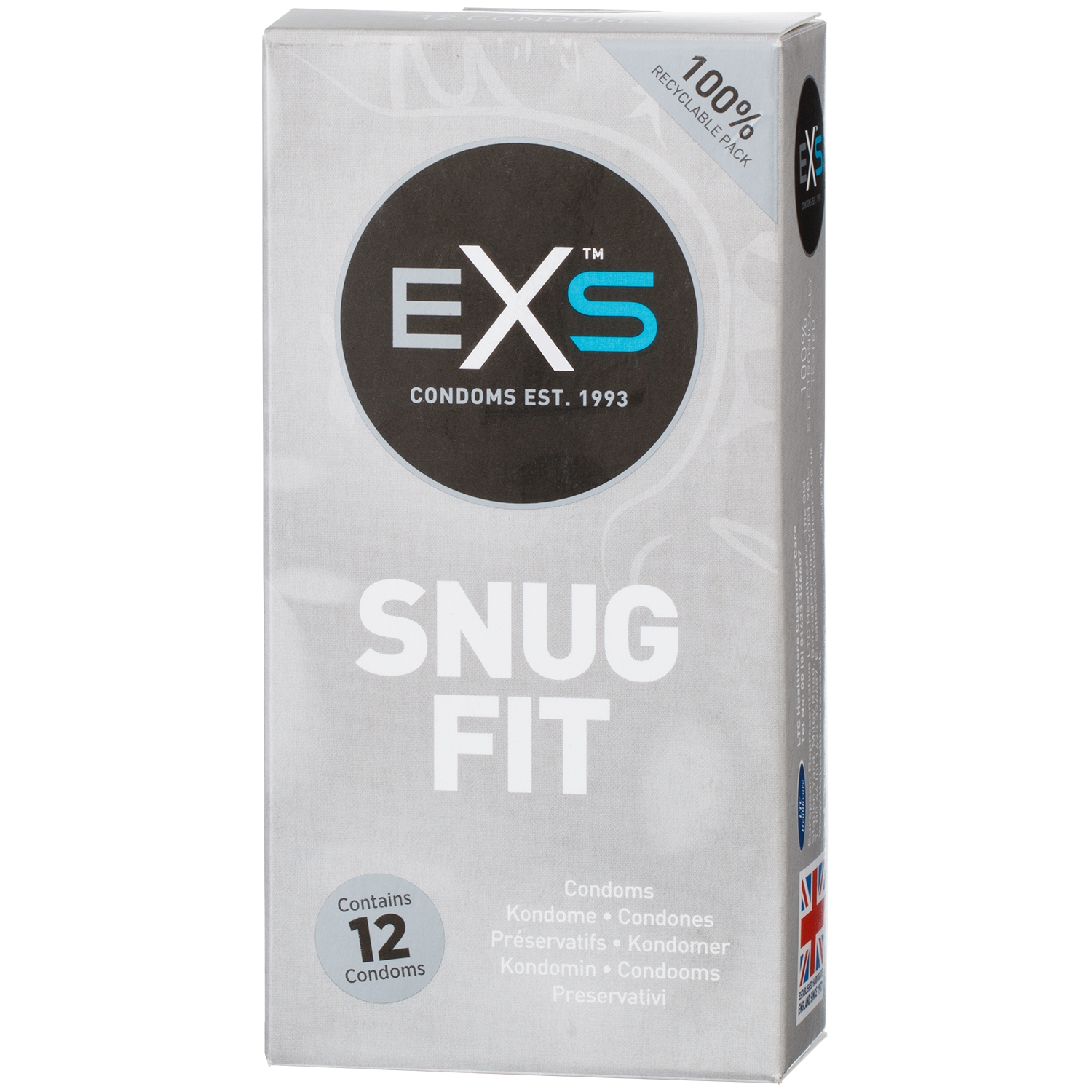 EXS Snug Fit Kondomer 12 stk - Clear