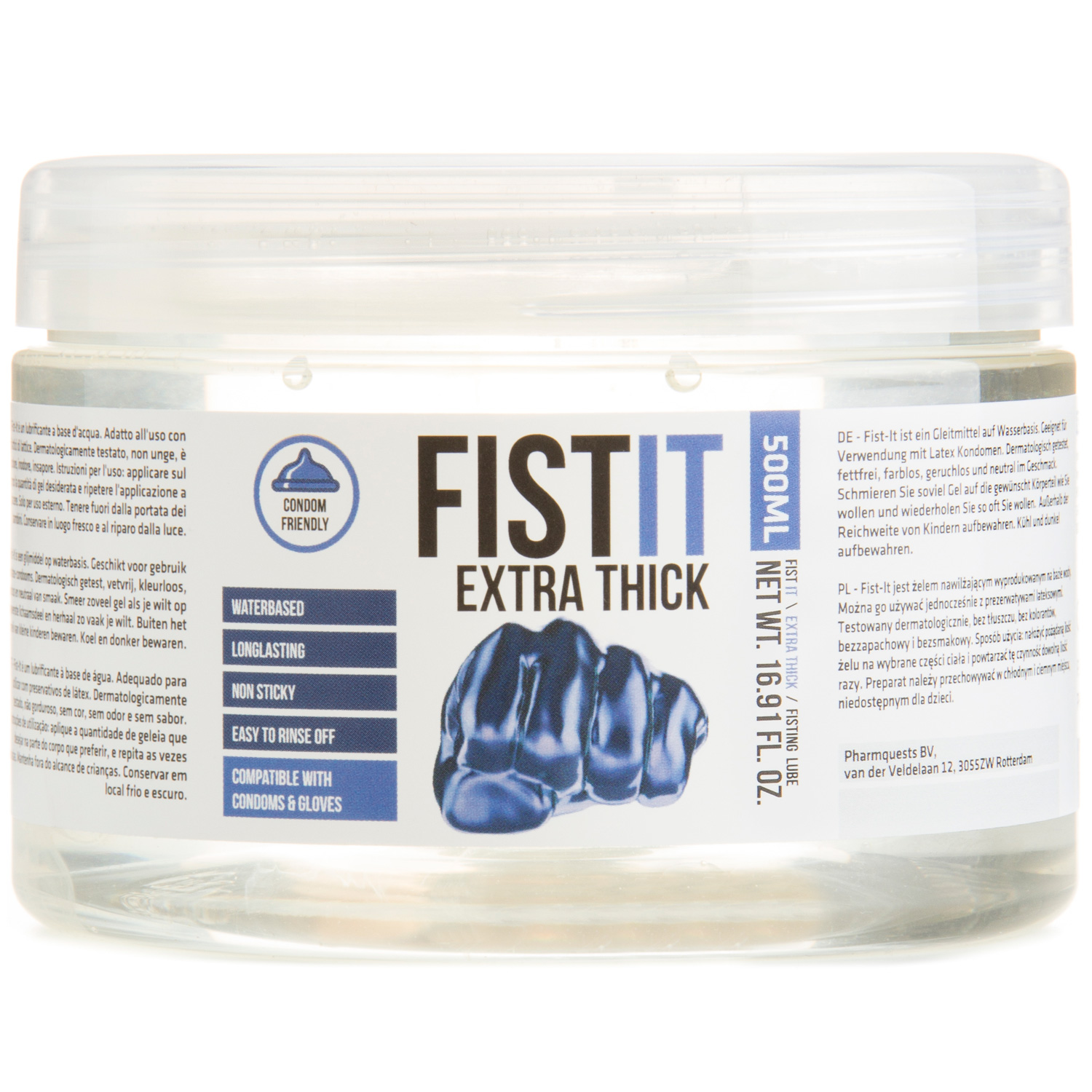 Fist It Extra Thick Glidecreme 500 ml - Klar