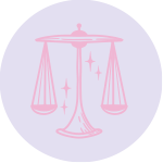 Illustration of the star sign Libra