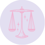 Illustration des Sternzeichens Waage