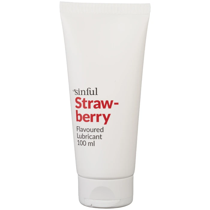 Sinful Strawberry Flavoured Lubricant 100 ml var 1
