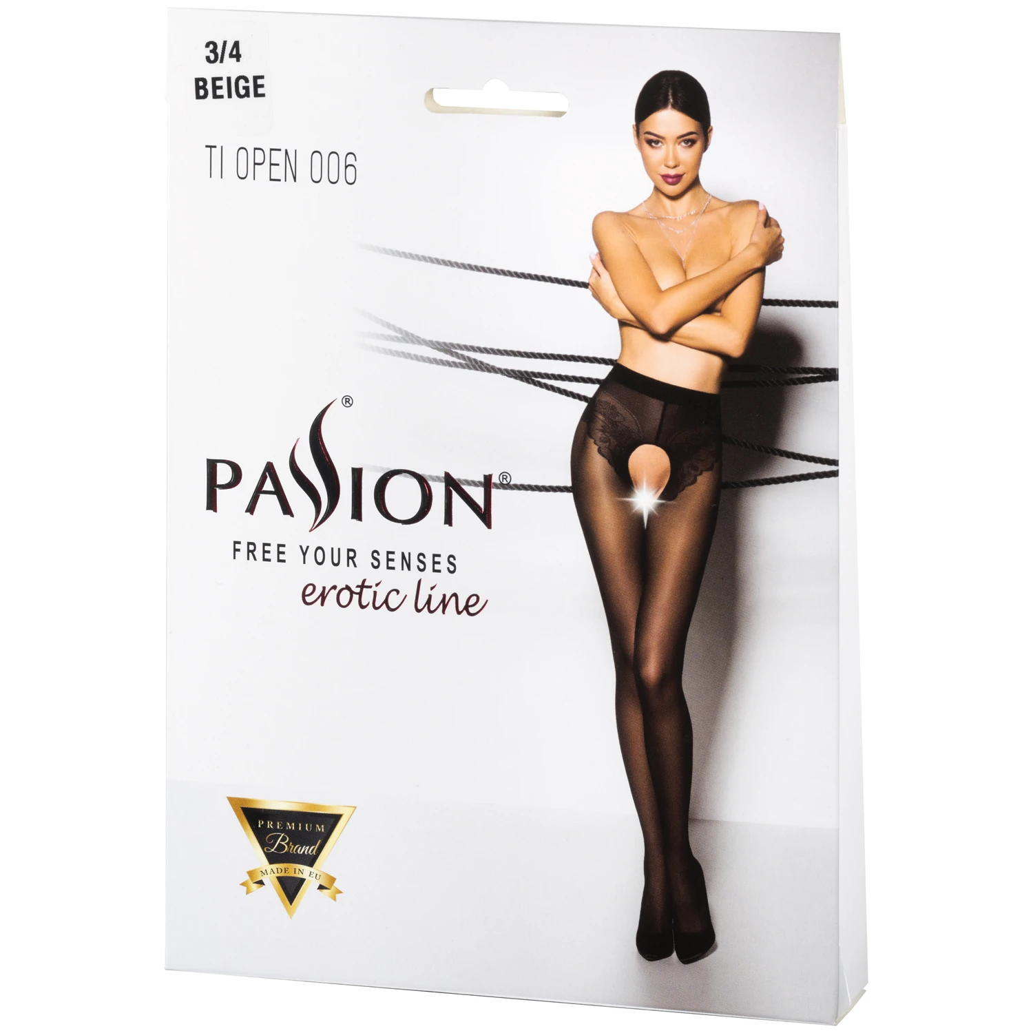 Passion Beige Bundløse Tights 1